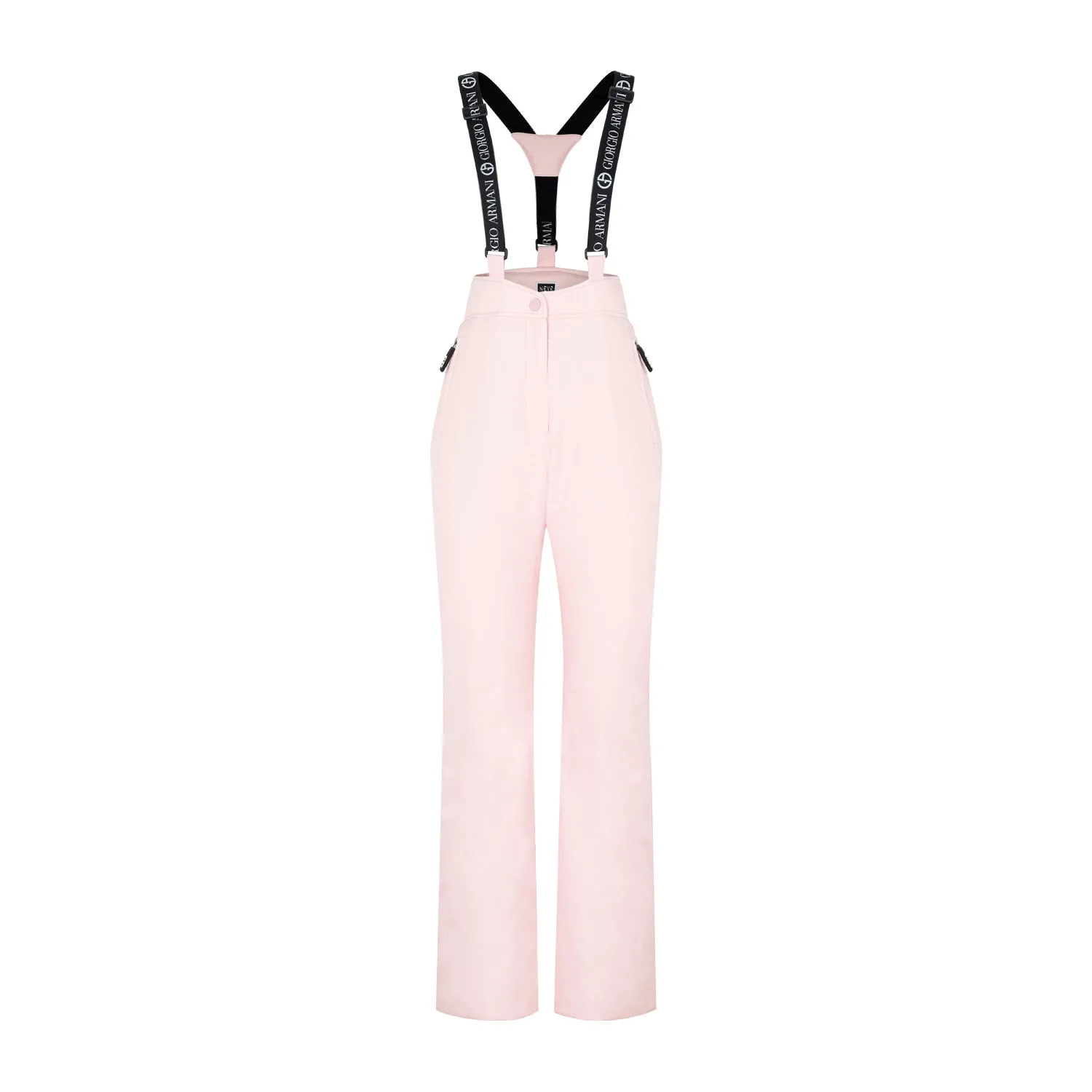 Chalk Pink Polyester Trousers