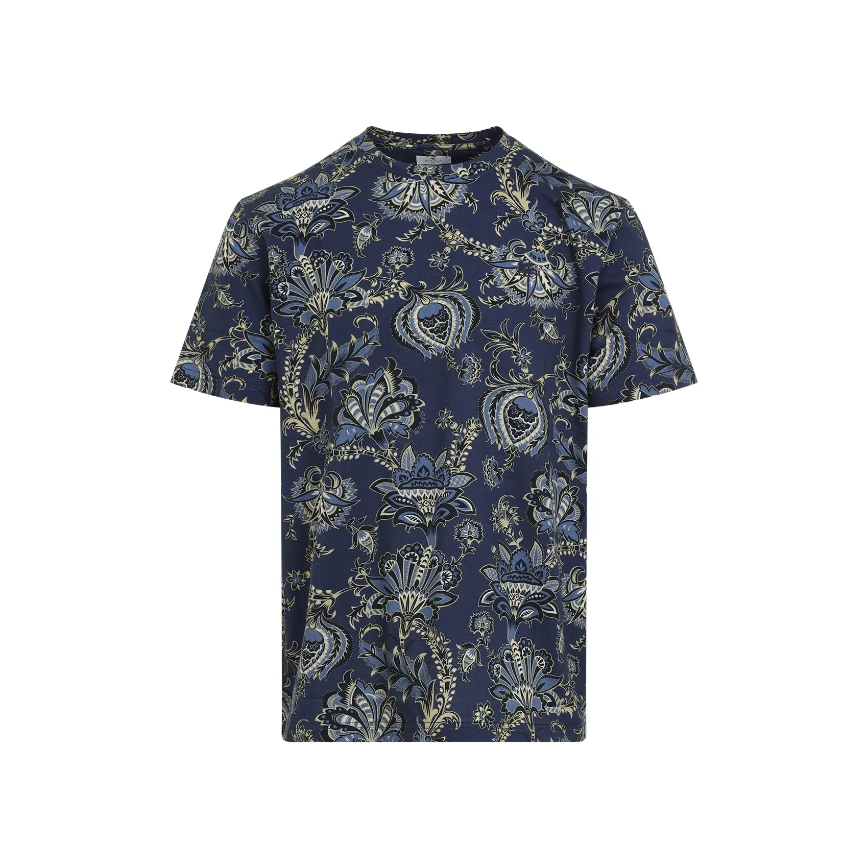 Blue Roma Cotton T-Shirt