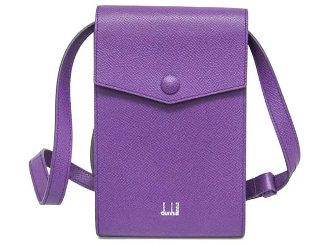 Alfred Dunhill Dunhill CADOGAN Mini Borsa a Spalla Porpora