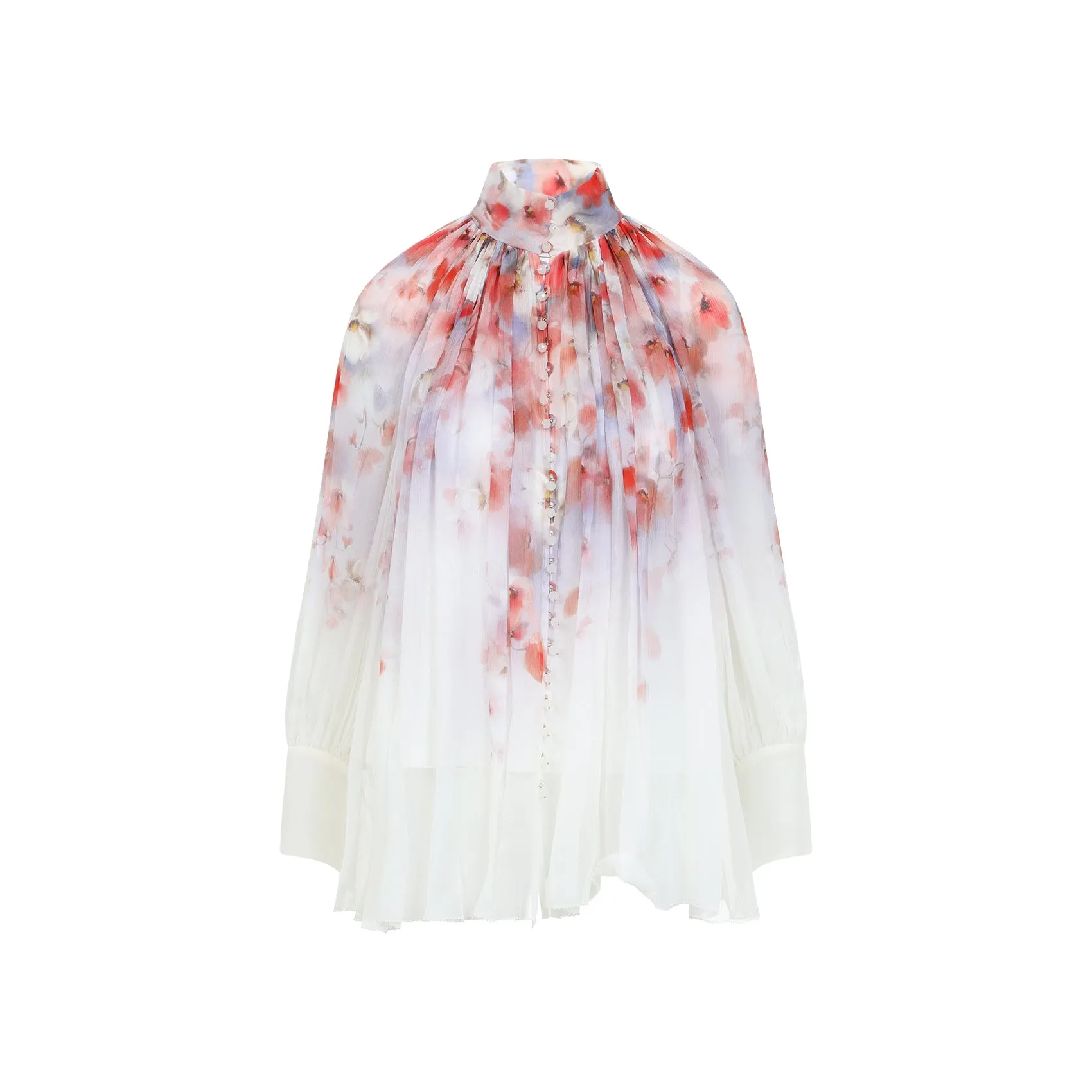 White Crush Smock Viscose Blouse