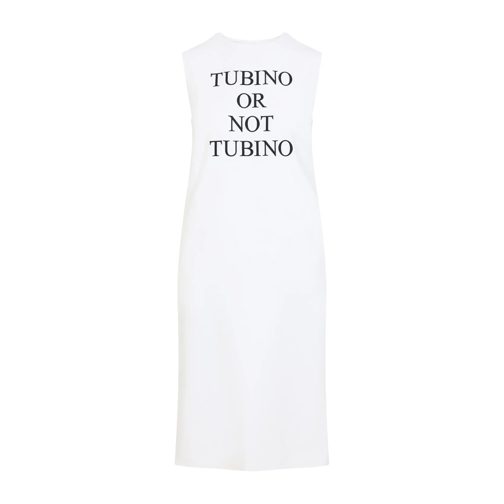 White Viscose Midi Dress