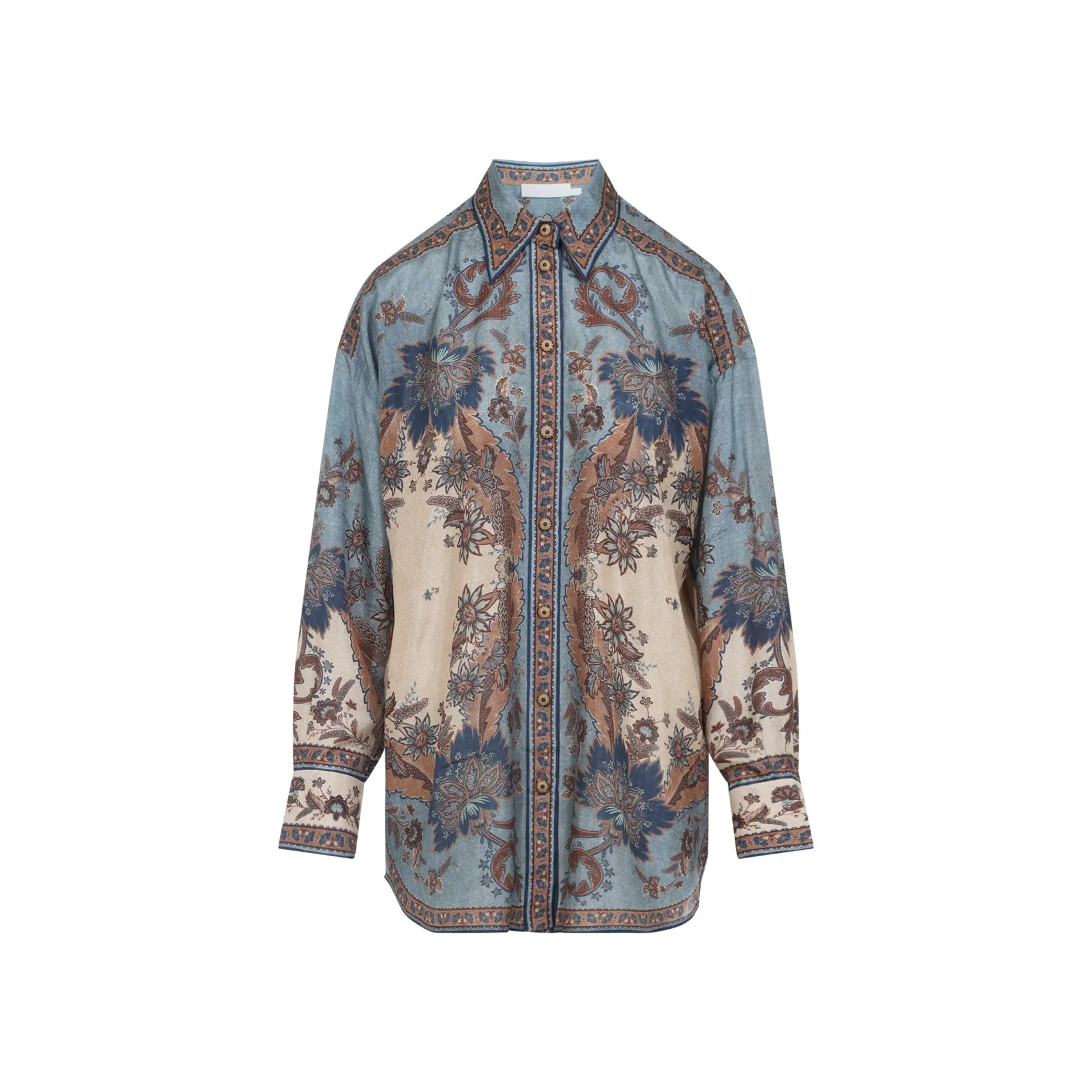 Blue Ascension Silk Shirt