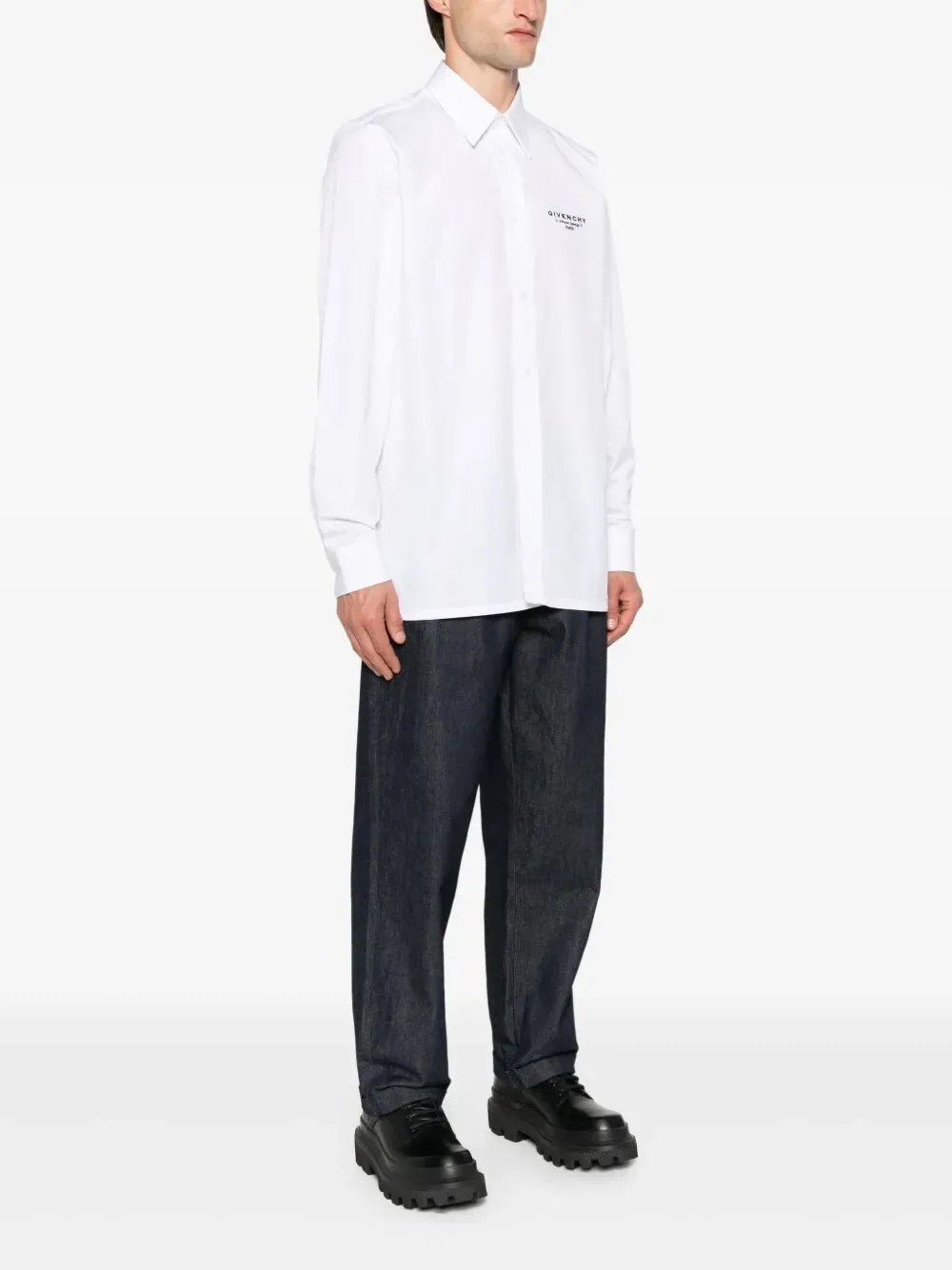 Bordeaux Red Silk Shirt