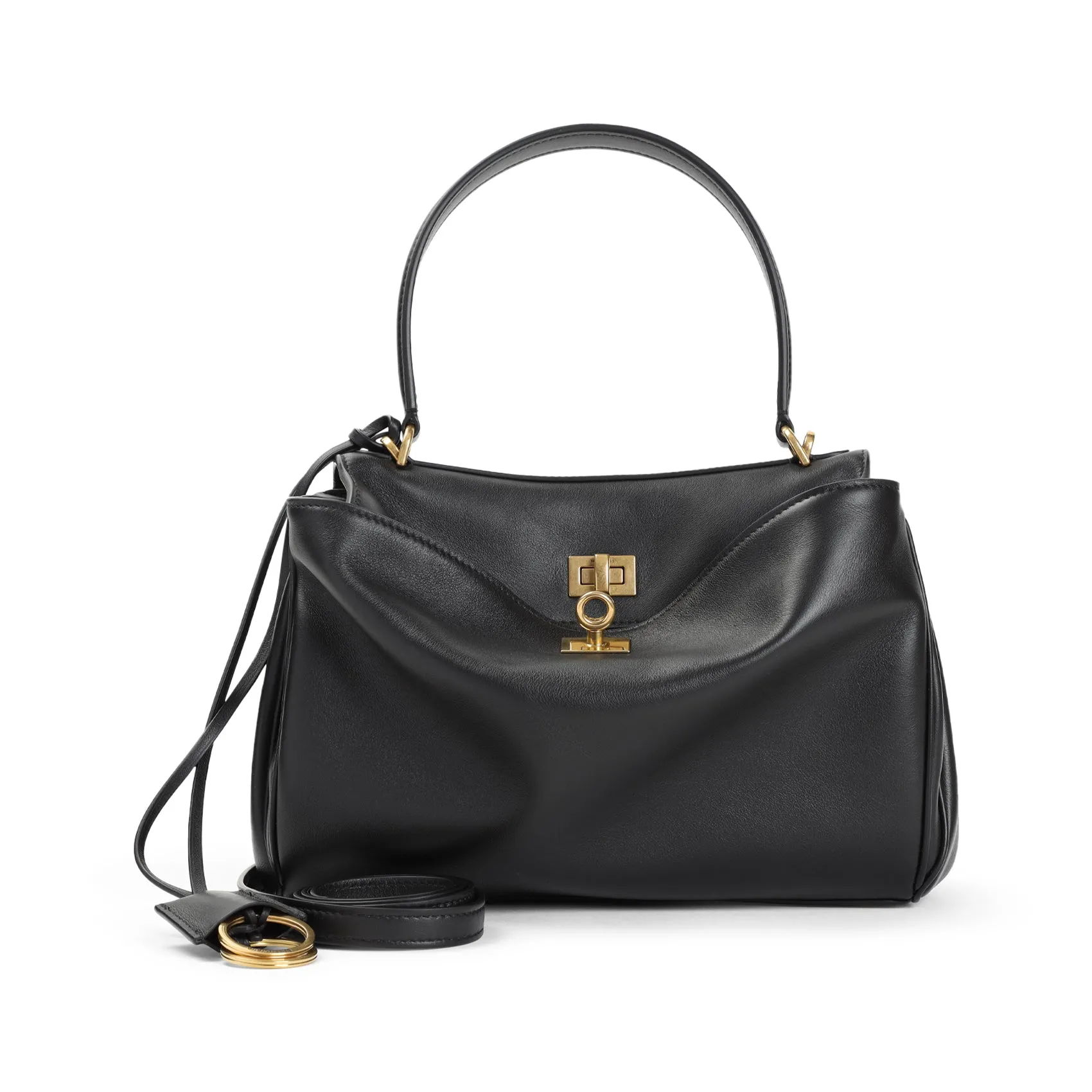 Black Rodeo Calf Leather Handbag