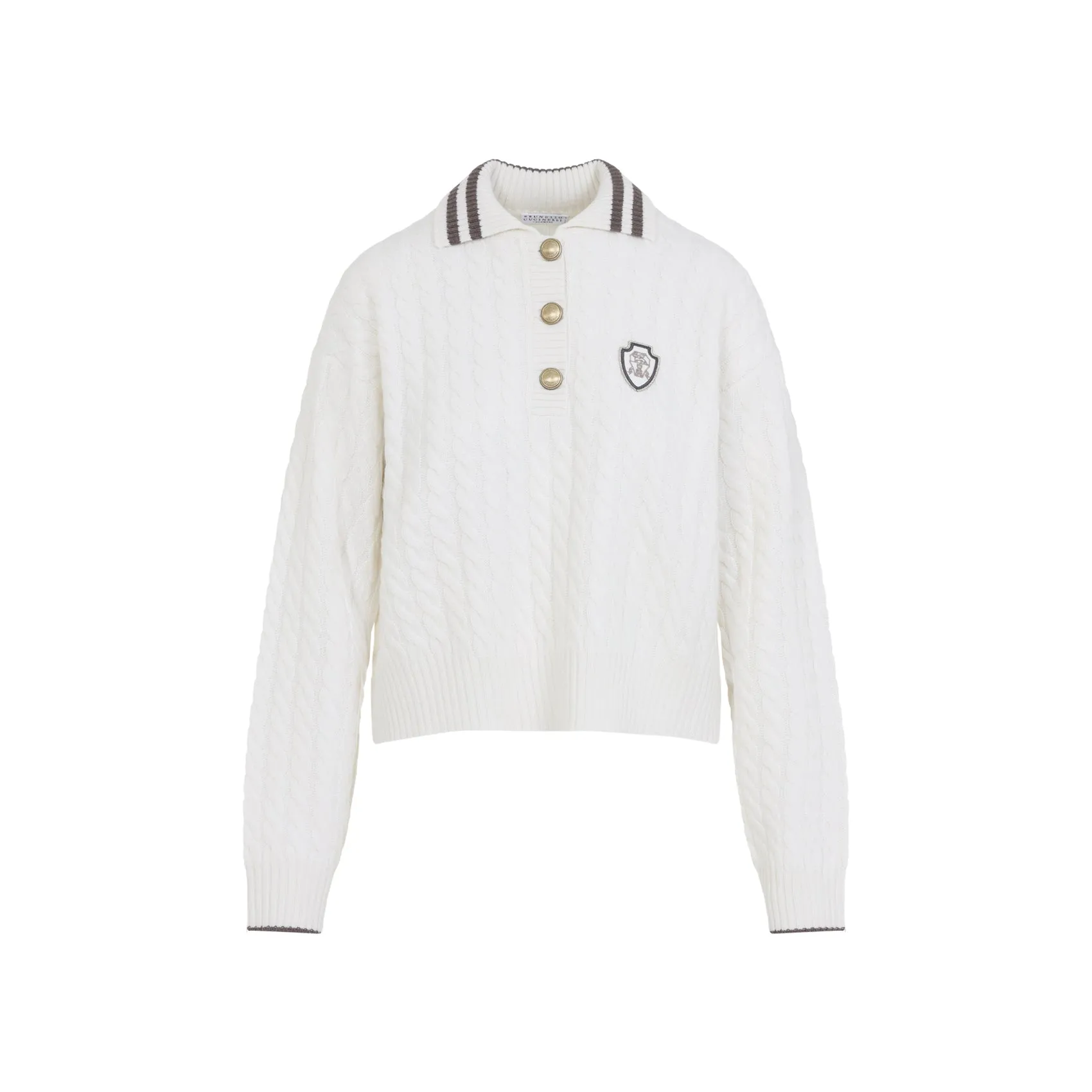 White Sport Club Cashmere Pullover