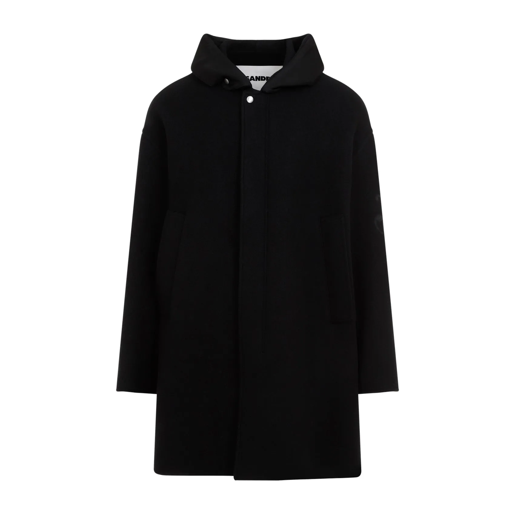 Black Virgin Wool Parka