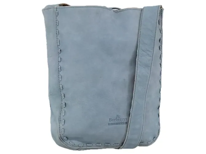 Autre Marque Borsa a spalla Burberrys Blue Label in pelle azzurro chiaro Auth mr745 Blu chiaro