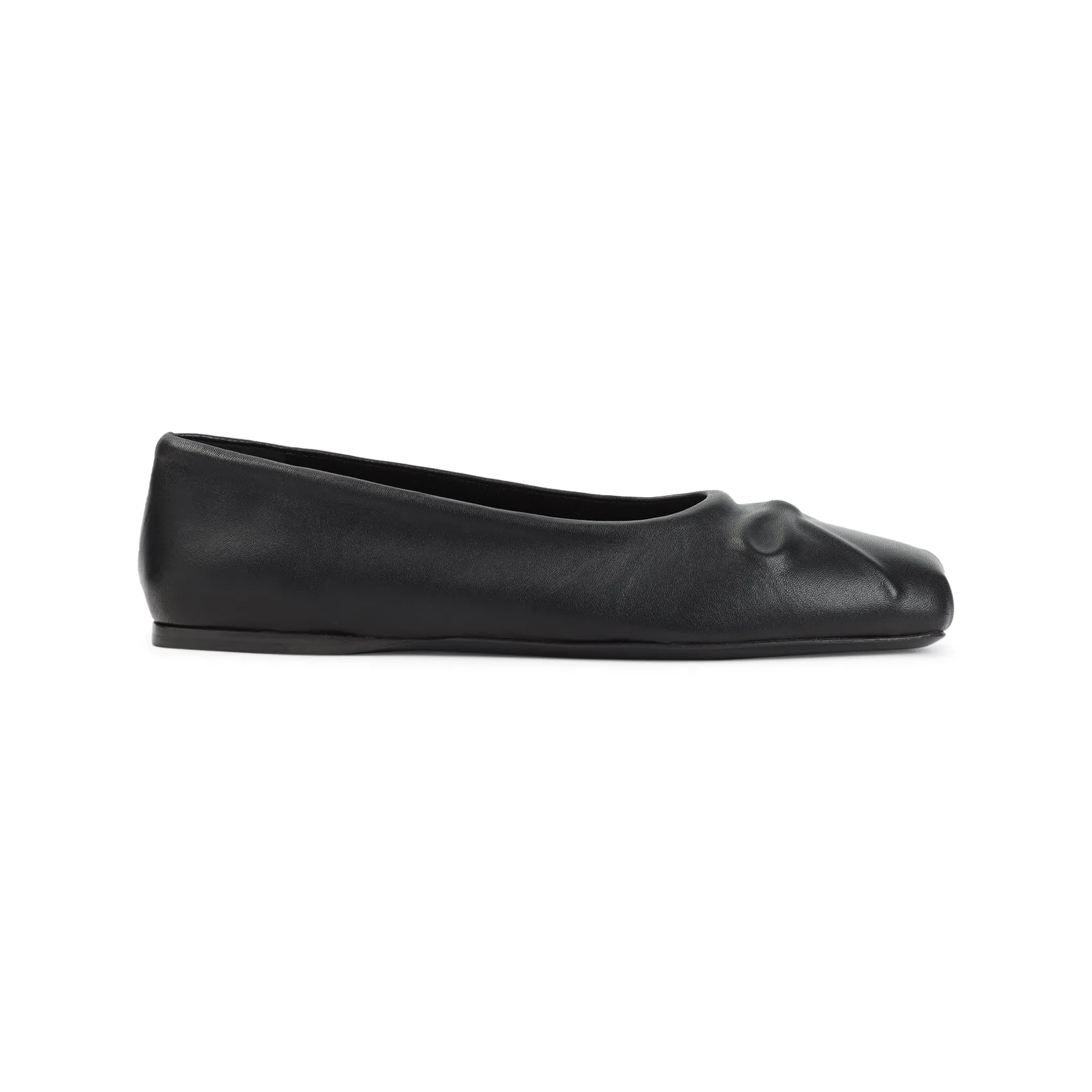Black Dancer Leather Ballerinas