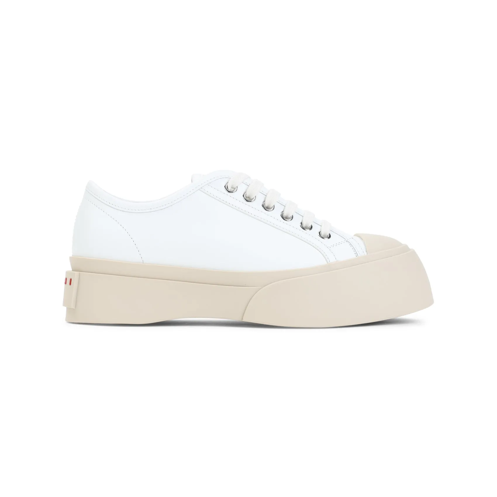 White Pablo Calf Leather Sneakers