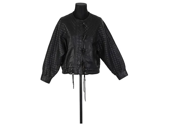 Isabel Marant Giacca di pelle in pelle Nero