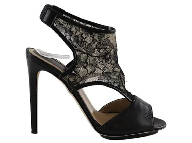 Elie Saab Tacchi in pelle Nero