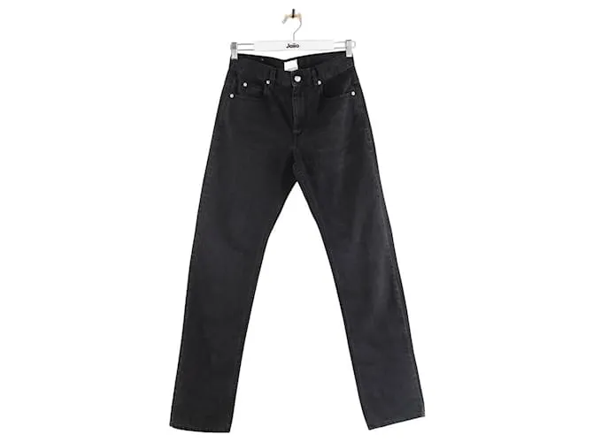 Isabel Marant Jeans dritti in cotone Nero
