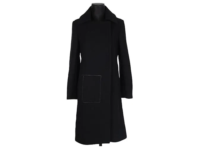 Paco Rabanne Cappotto di lana Nero