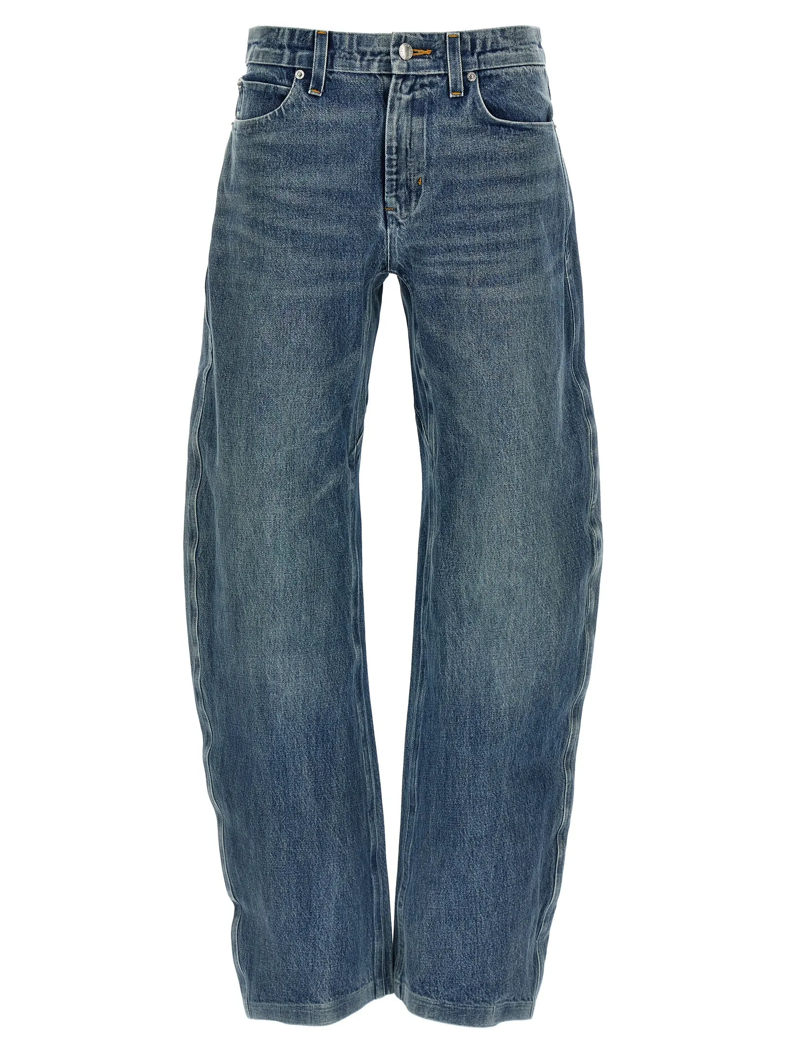 Low Rise Jeans Blu