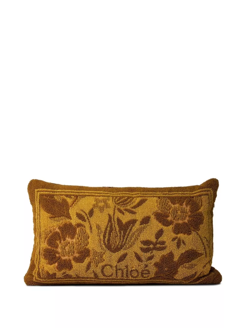 Cuscino da spiaggia in cotone con logo di Chloè