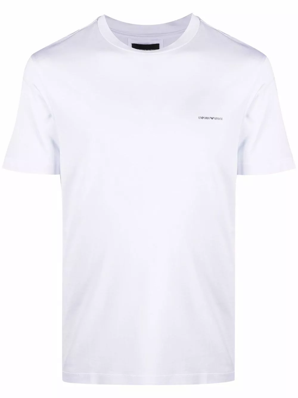 T-shirt in misto cotone con logo di Emporio armani