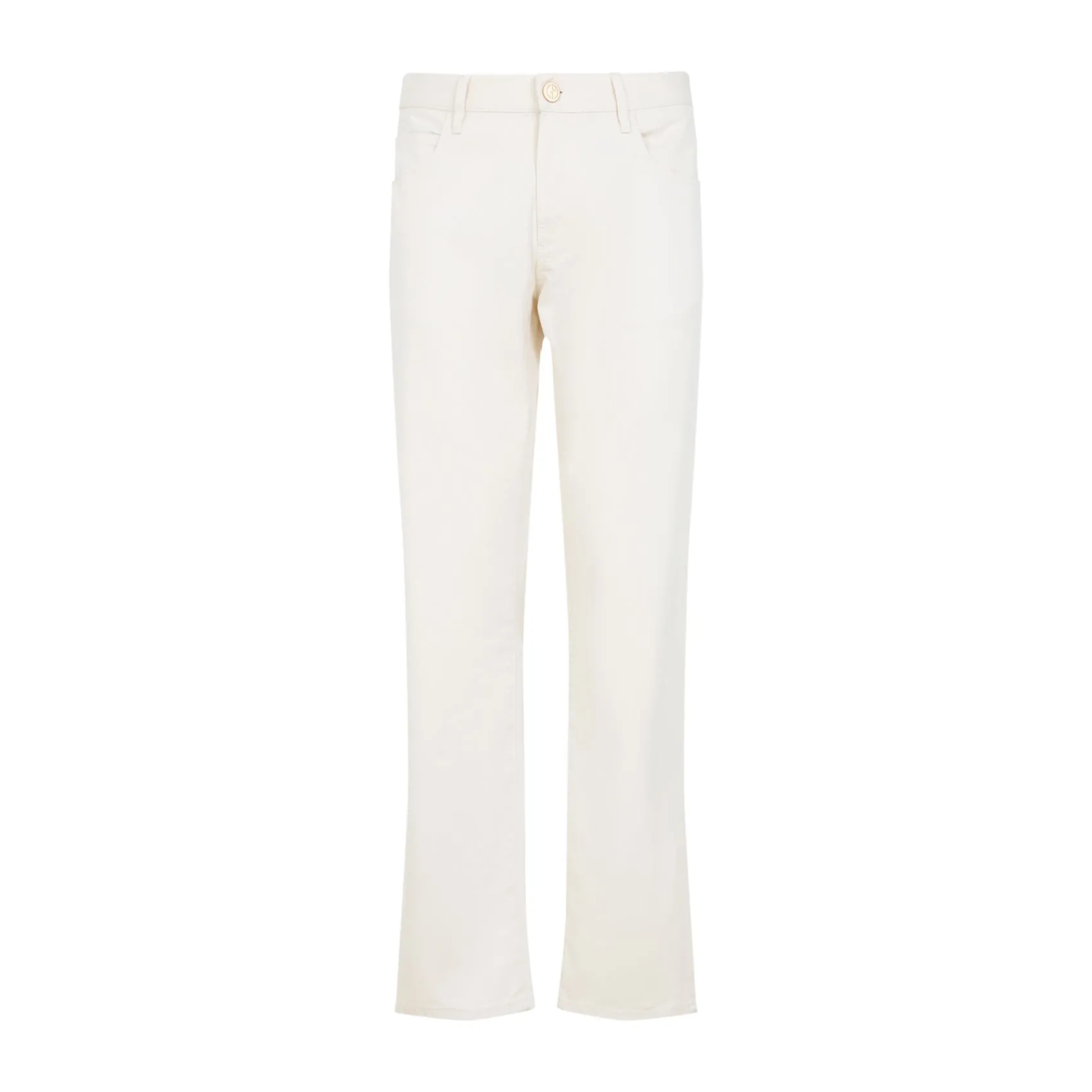 Beige 5-Pocket Pants