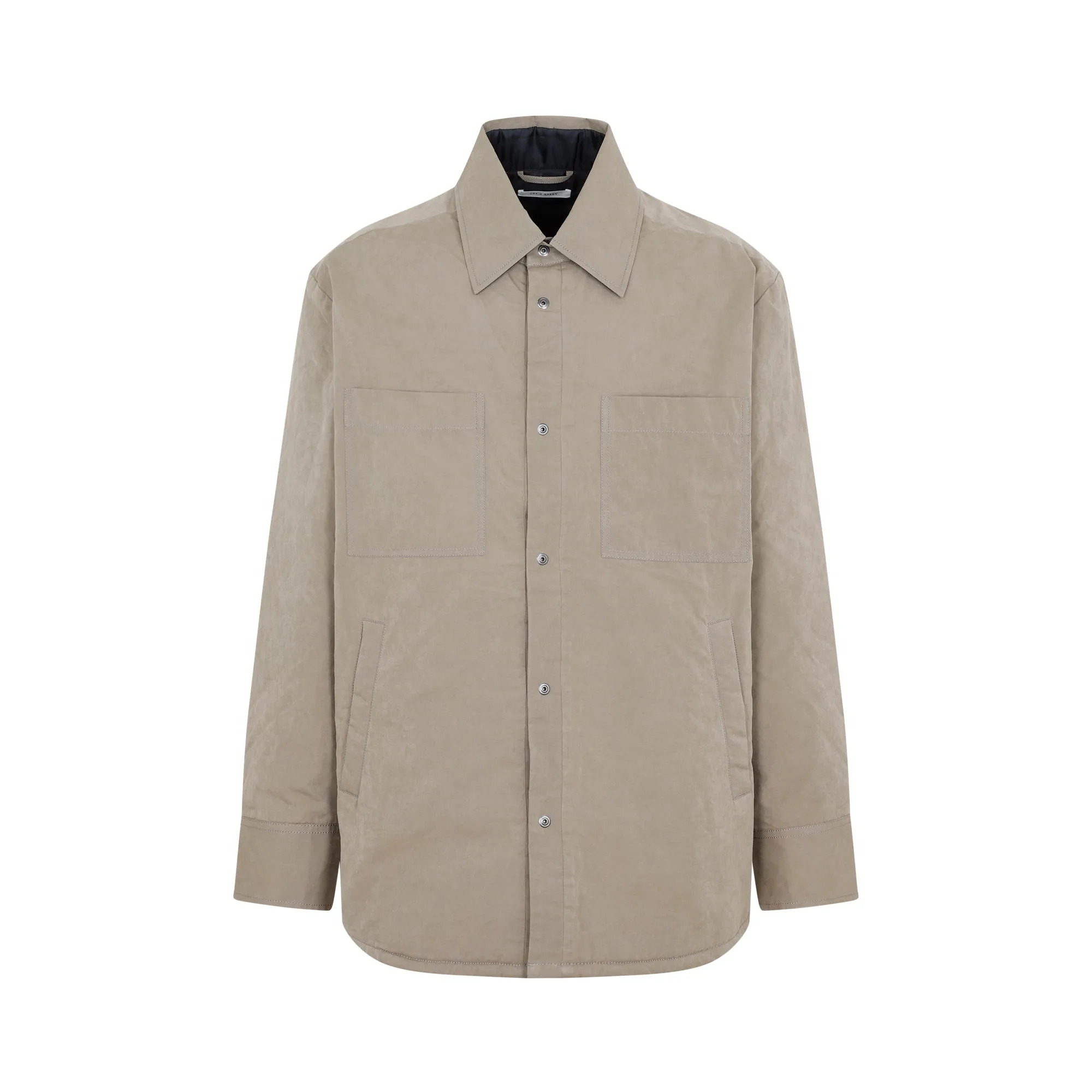 Green Padded Worker Shirt