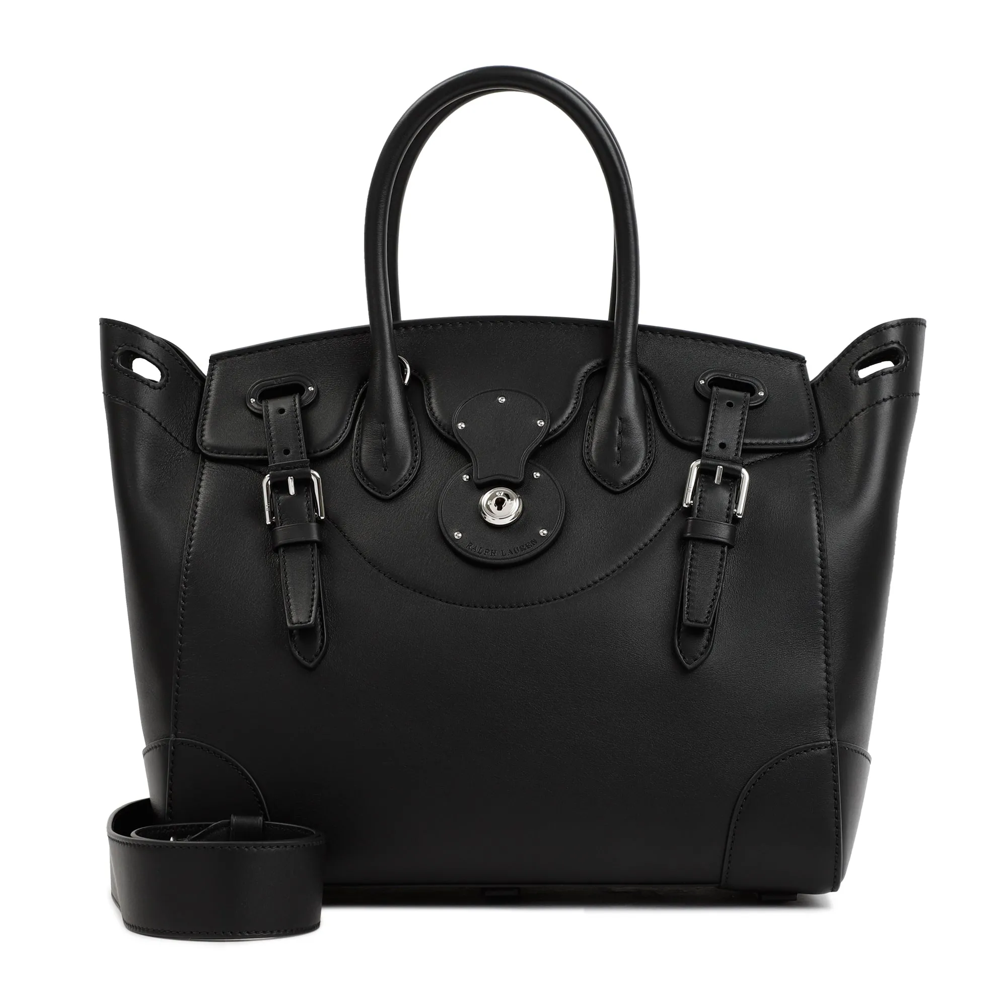 Black Leather Soft Ricky 33 Bag