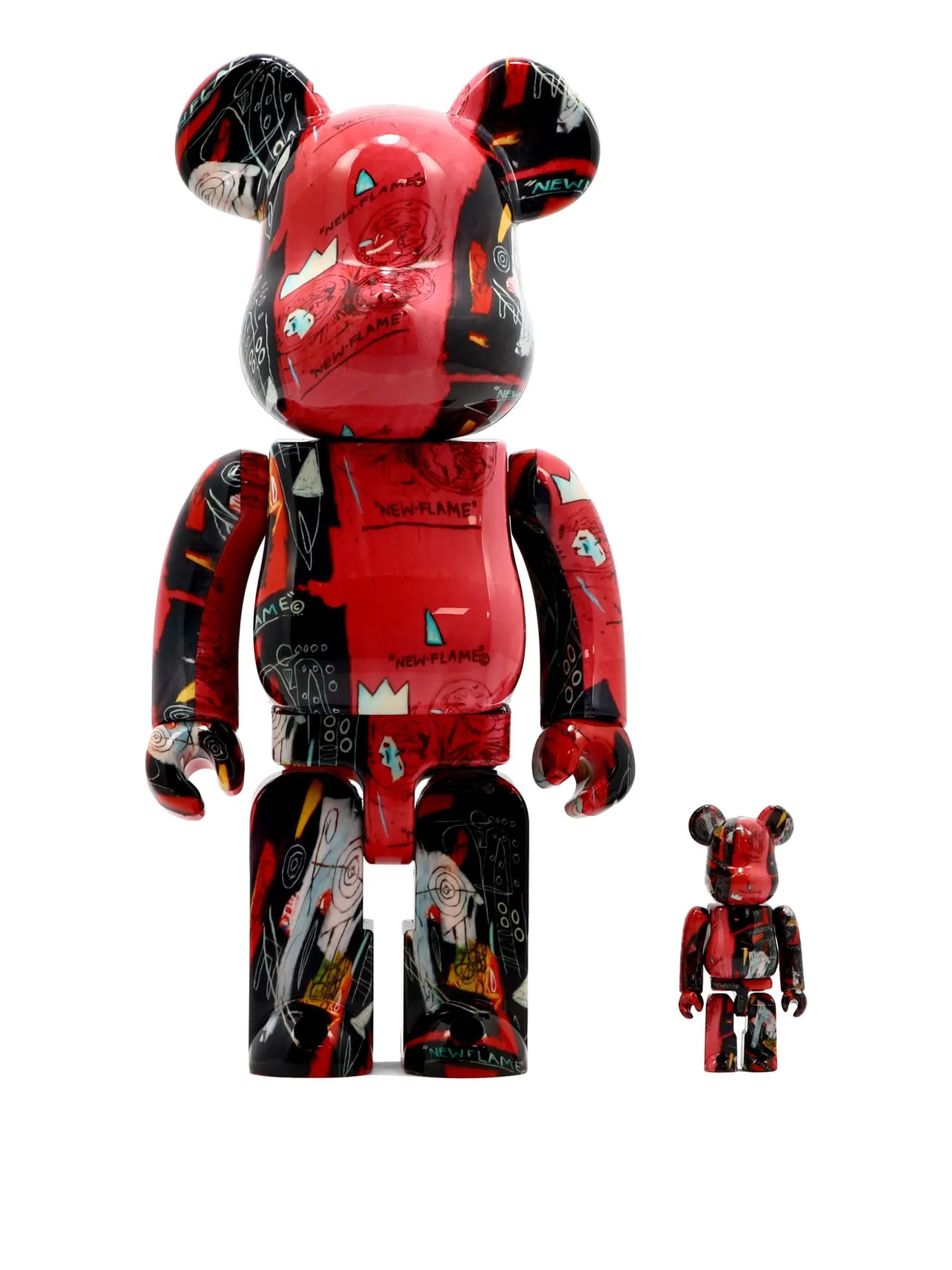 Be@Rbrick Andy Warhol Jean-Michel Basquiat Decorative Accessories Fucsia
