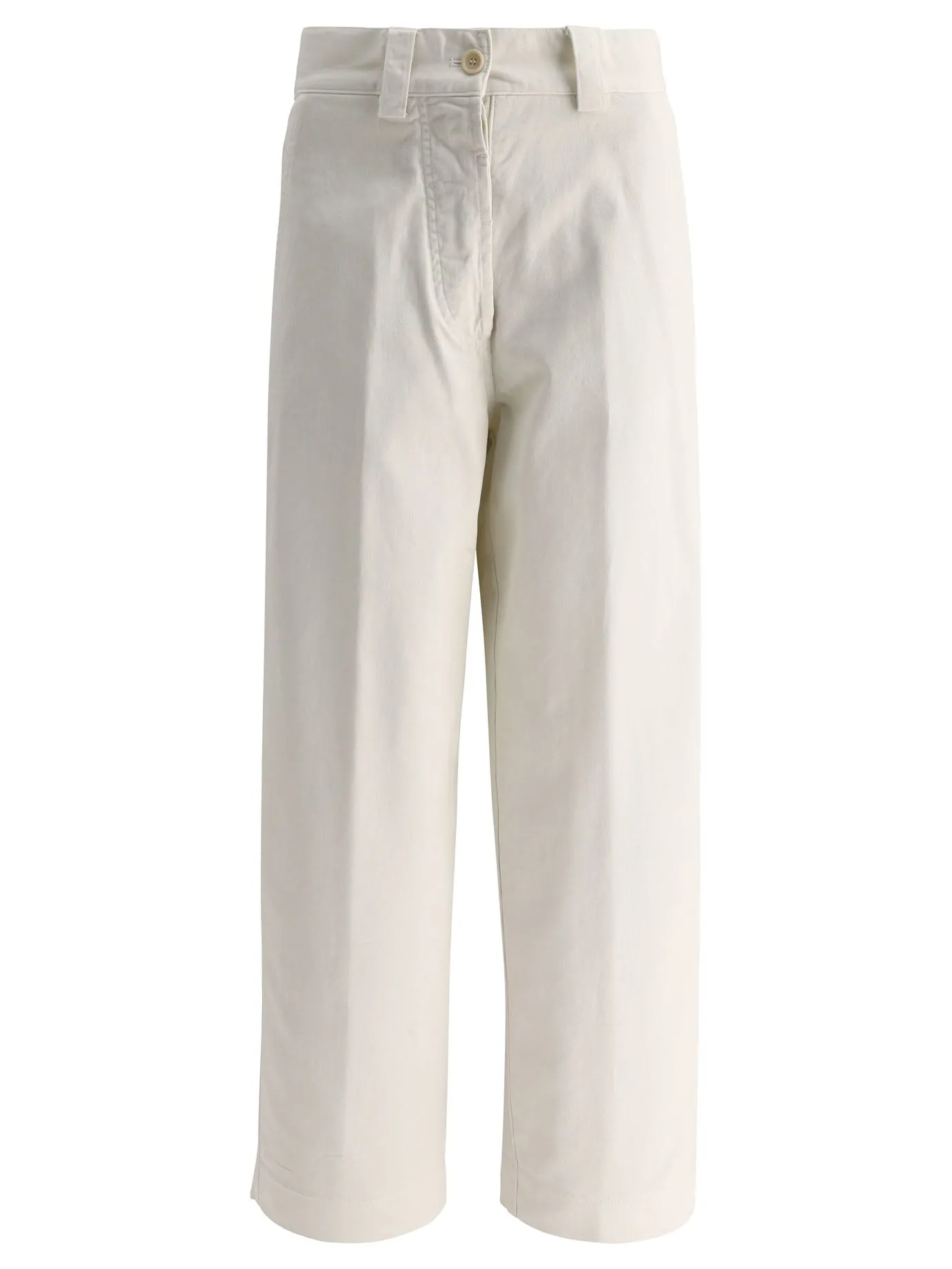 Wide Leg Trousers Bianco