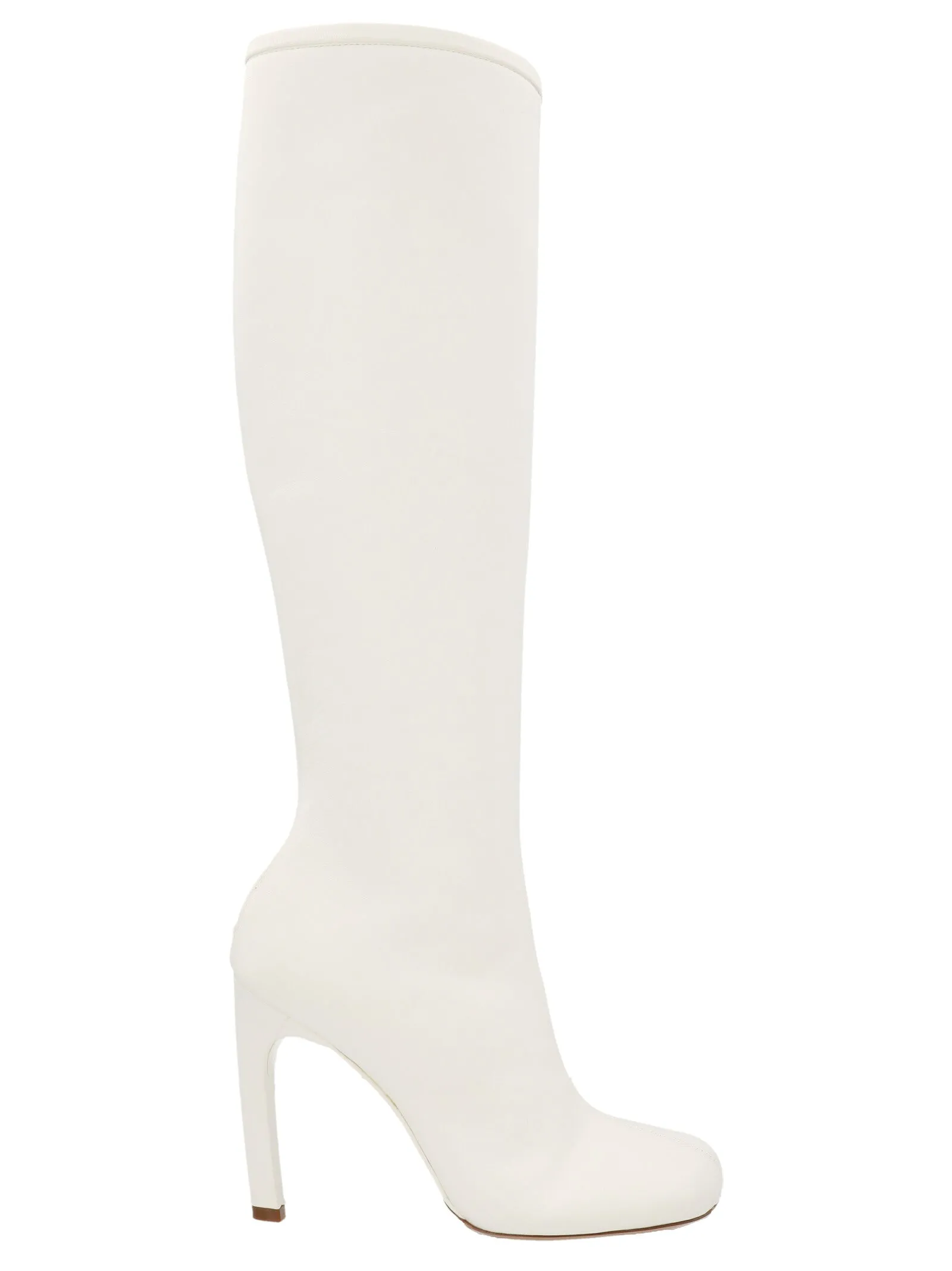 Leather Boots Stivali E Stivaletti Bianco