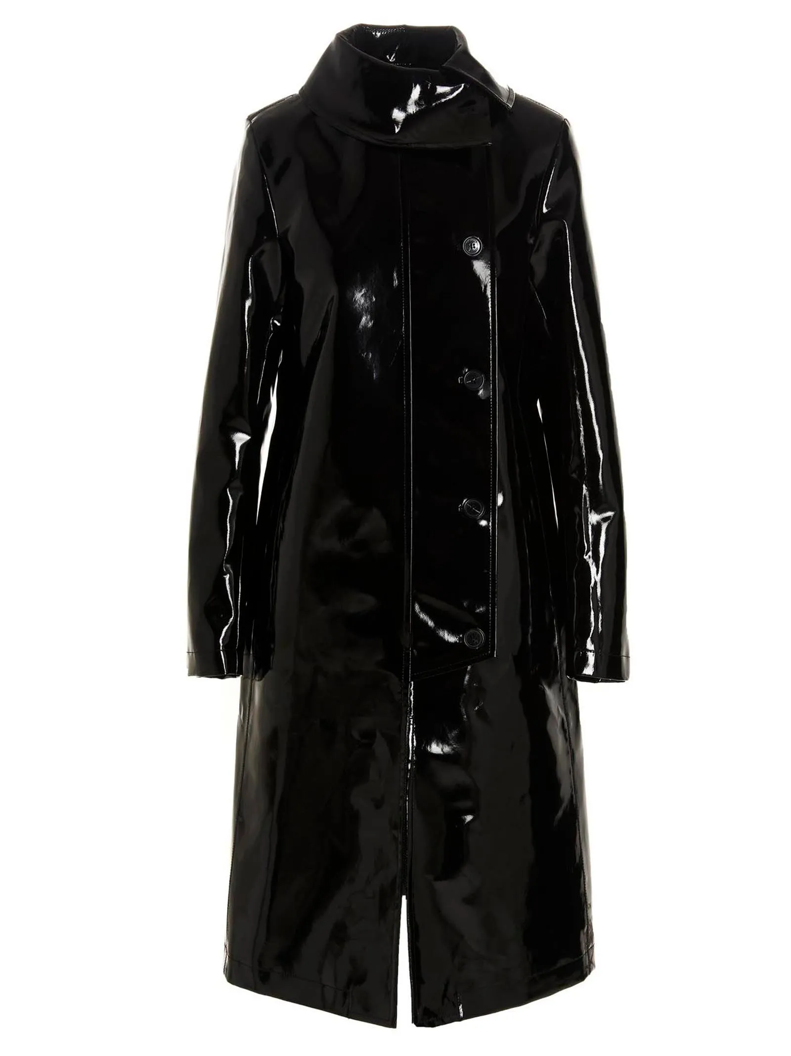 Vinyl Trench Coat Trench E Impermeabili Nero