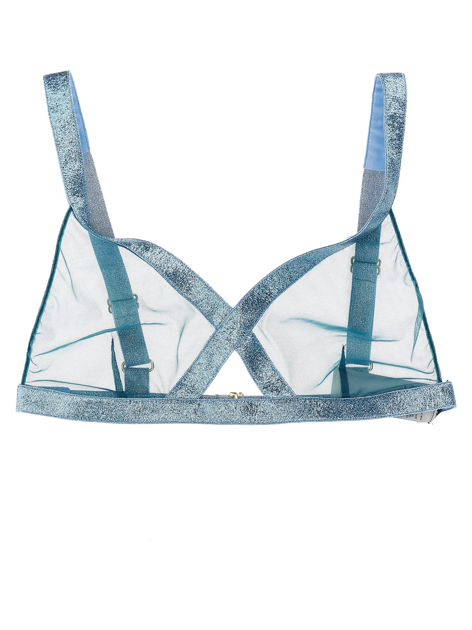 Iridescent Sable Tulle Top Intimo Celeste