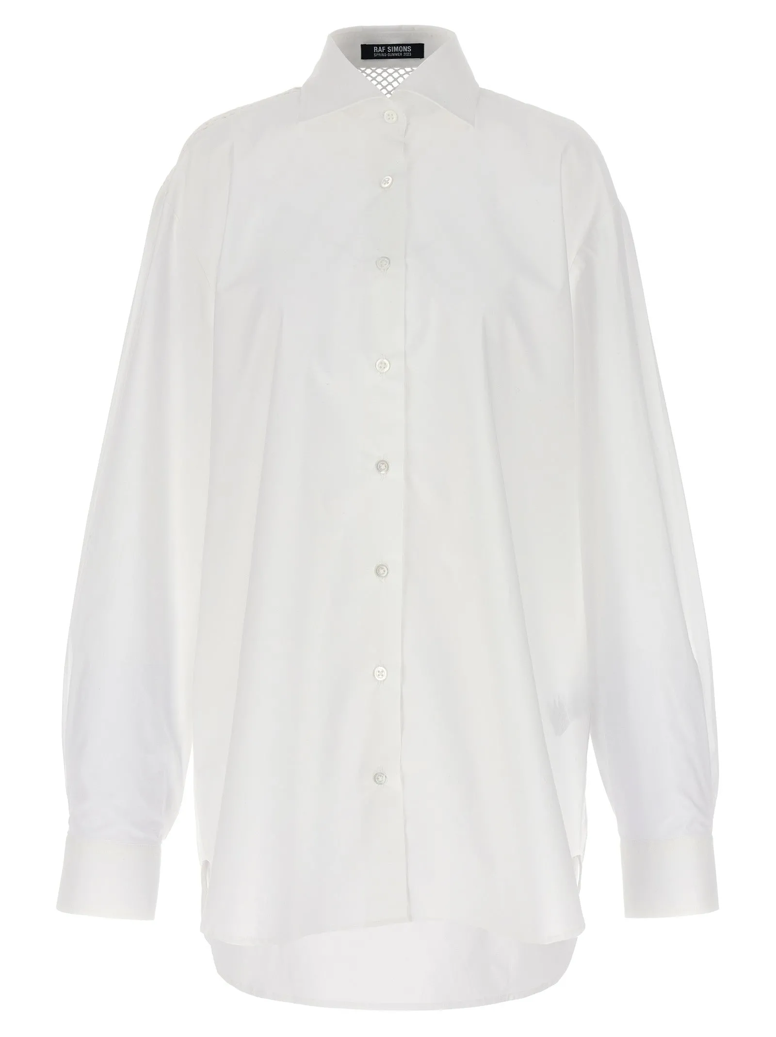 Mesh Insert Shirt Camicie Bianco