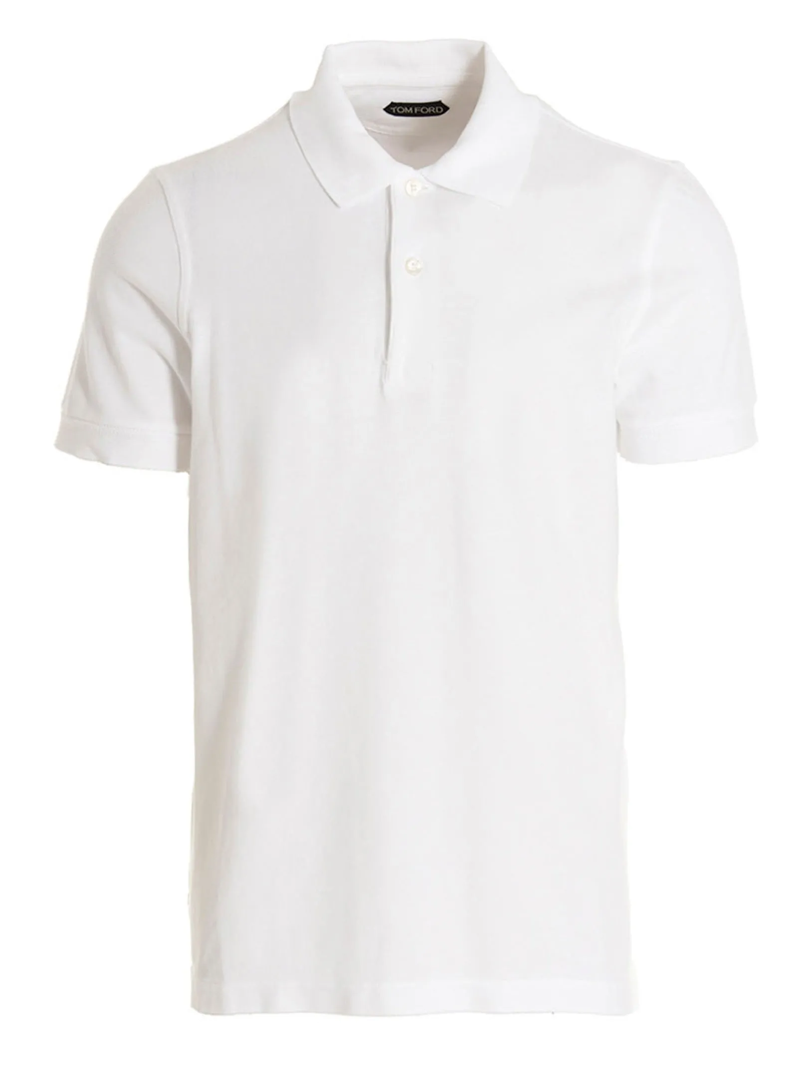 Piqué Cotton Shirt Polo Bianco