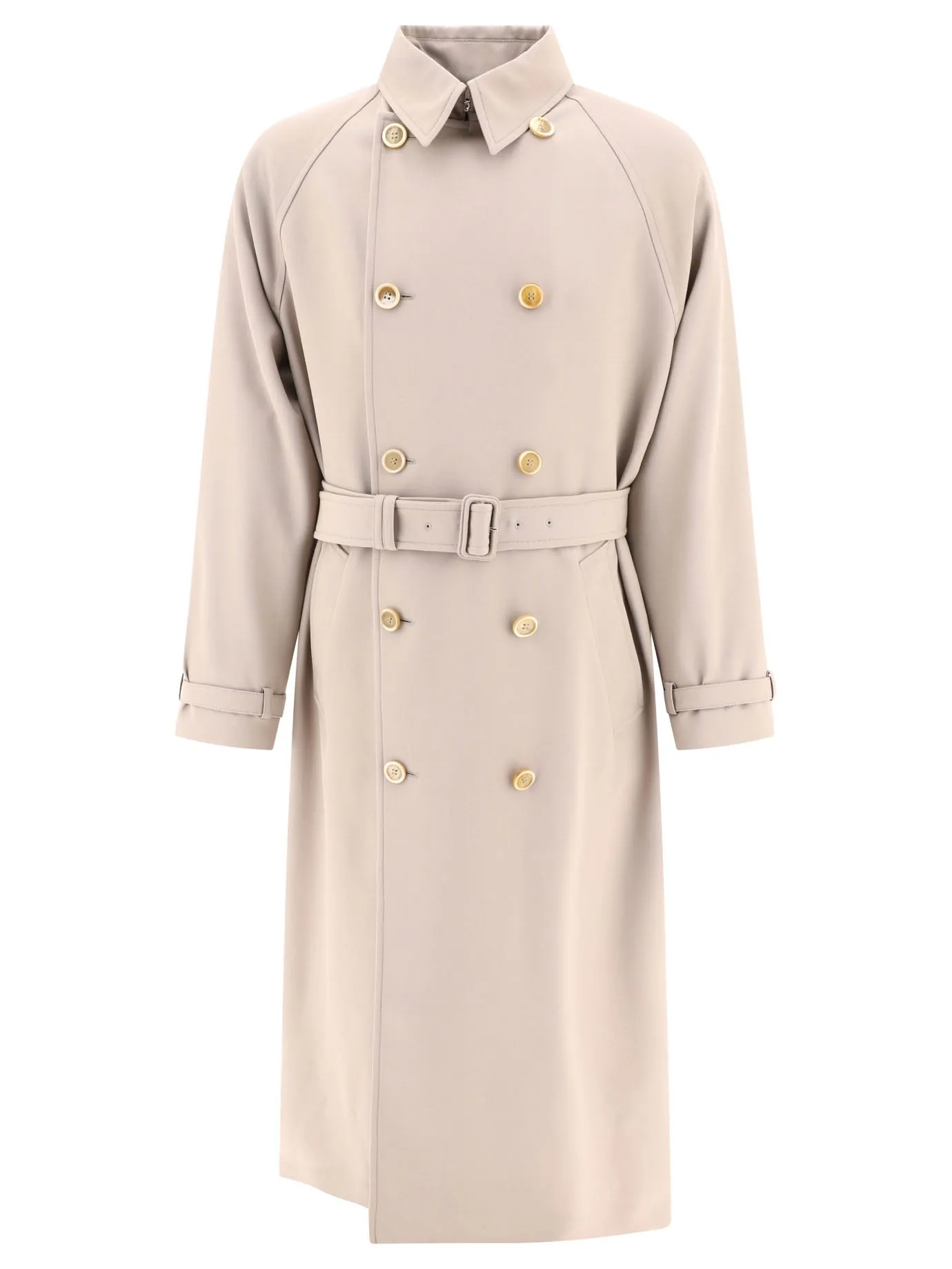 Wool Trench Coat Coats Beige