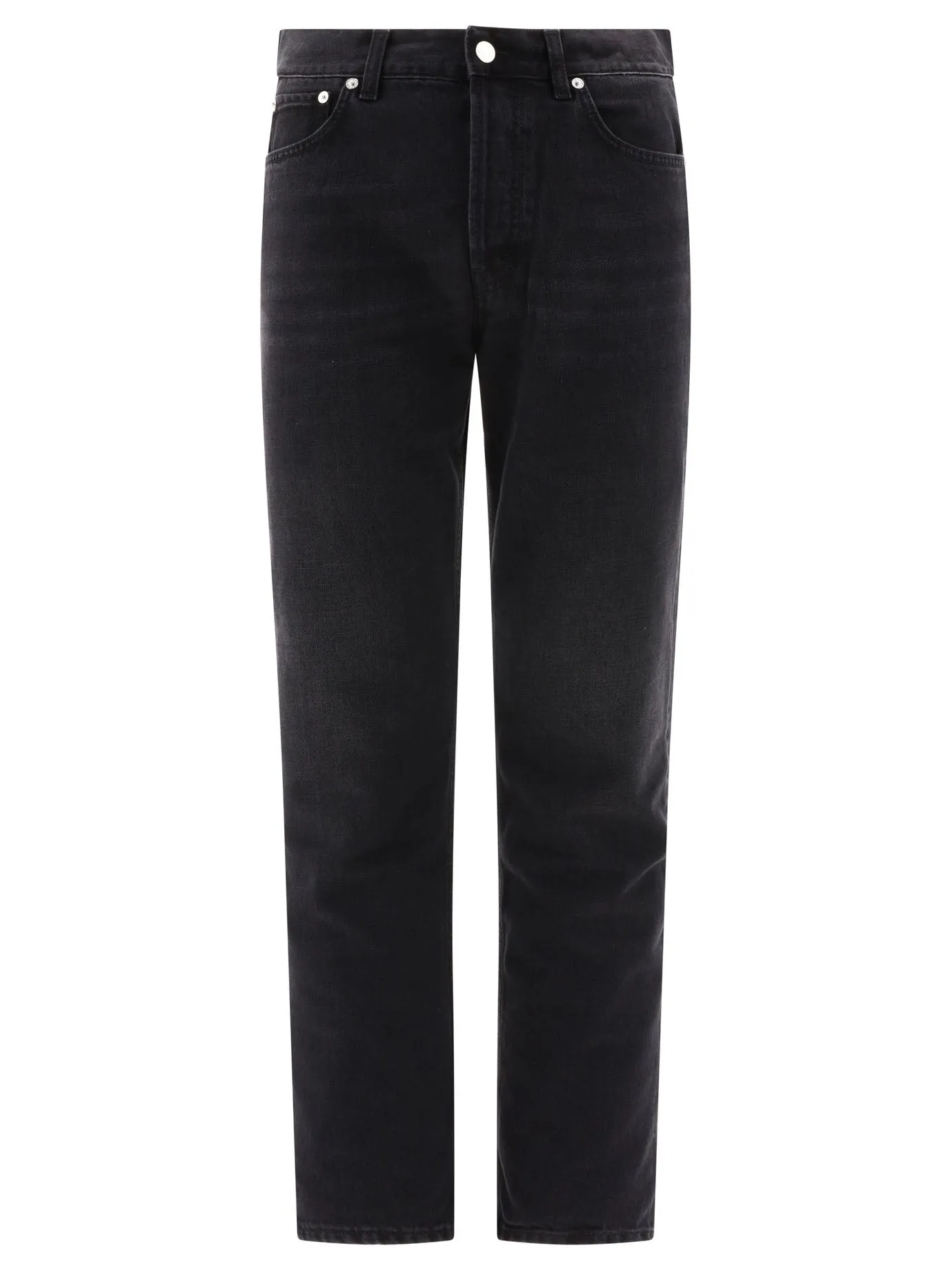 Straight-Cut Jeans Nero
