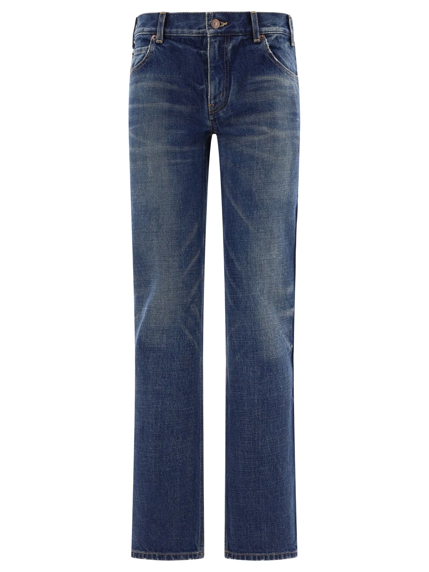 Pearl-Washed Jeans Blu