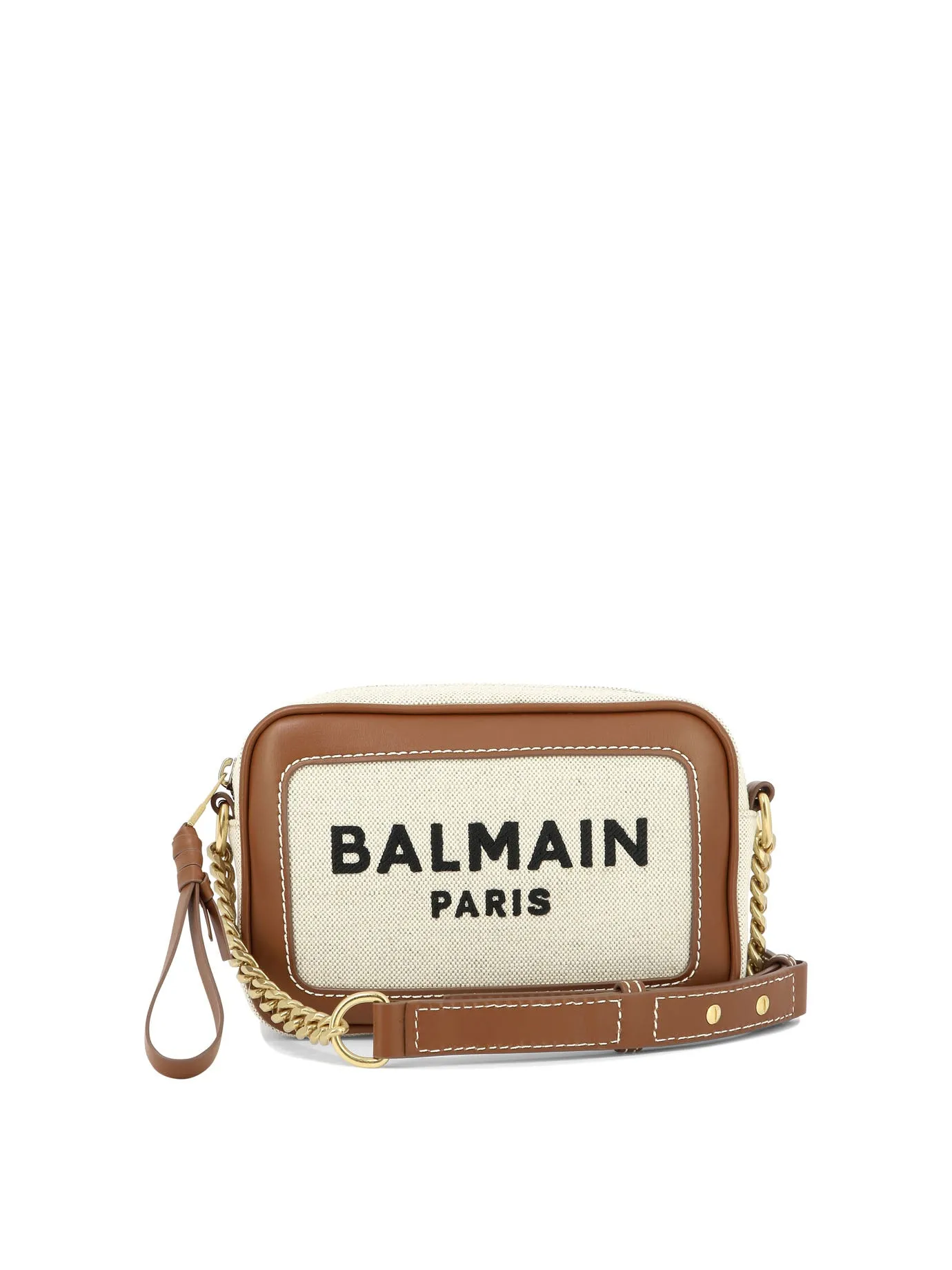 Balmain Paris Borse A Tracolla Beige