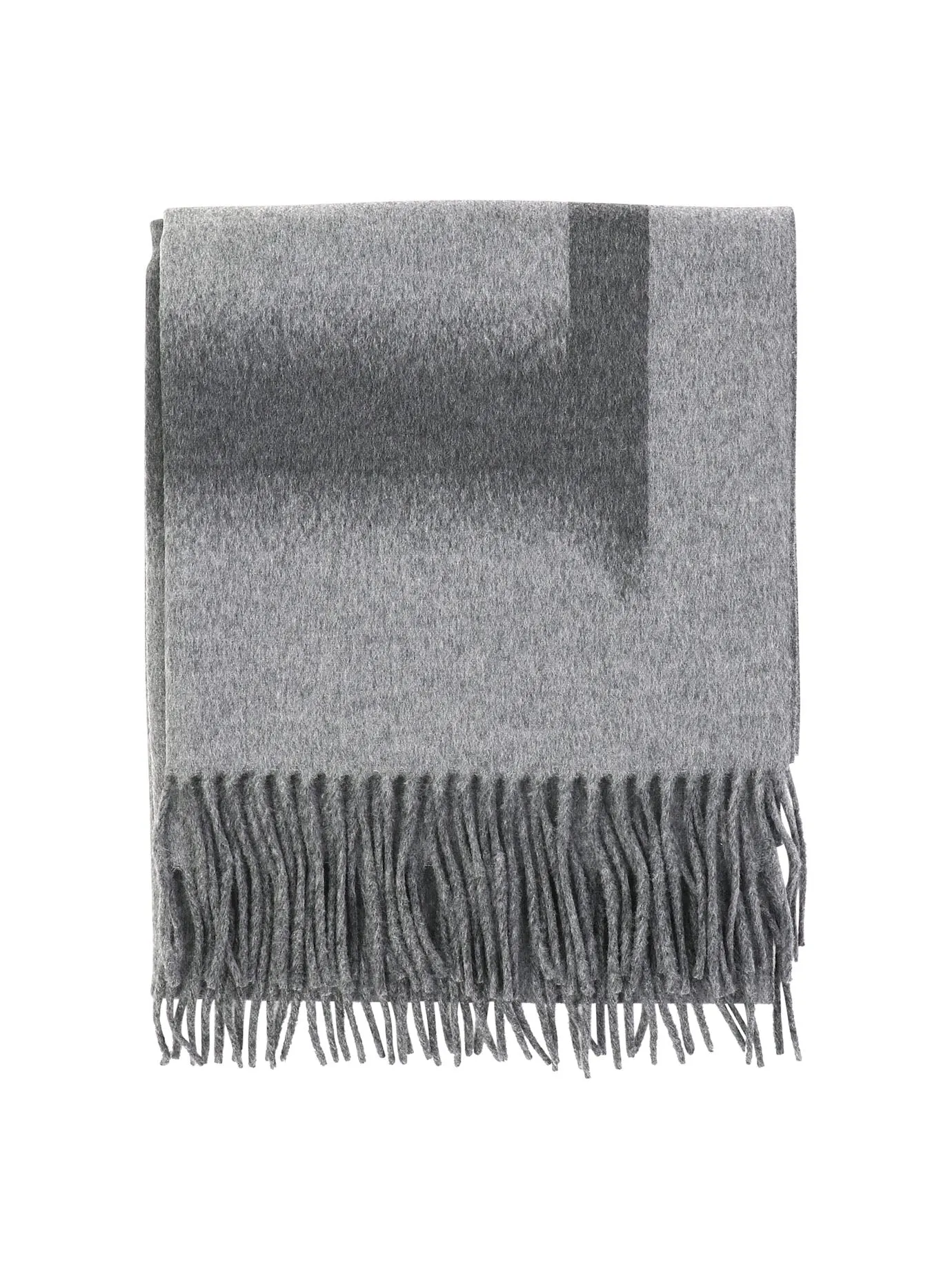 Loewe Scarf In Wool And Cashmere Scarves Grey