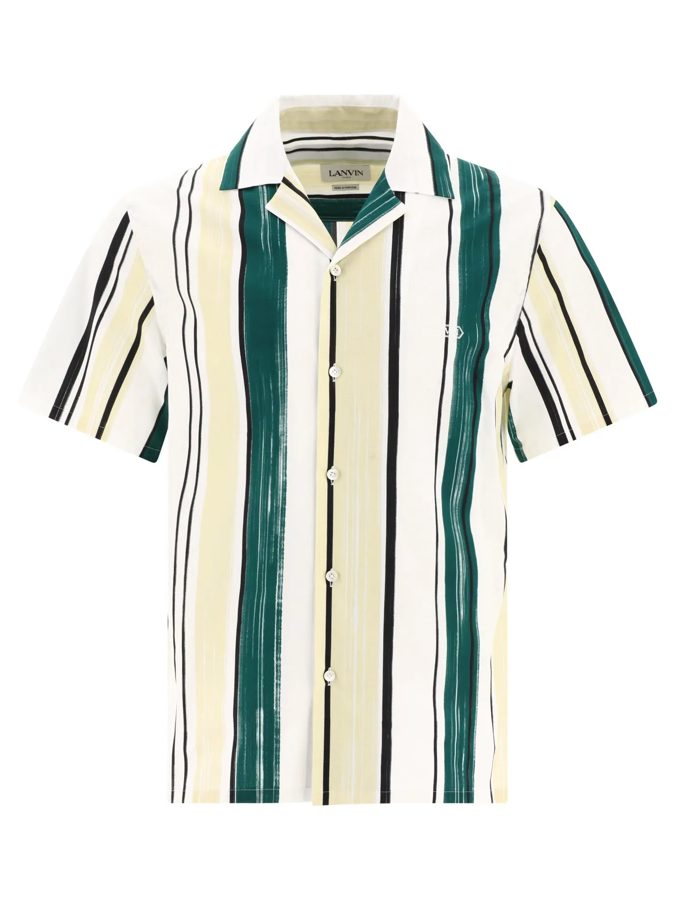 Shirt With Striped Pattern Shirts Verde
