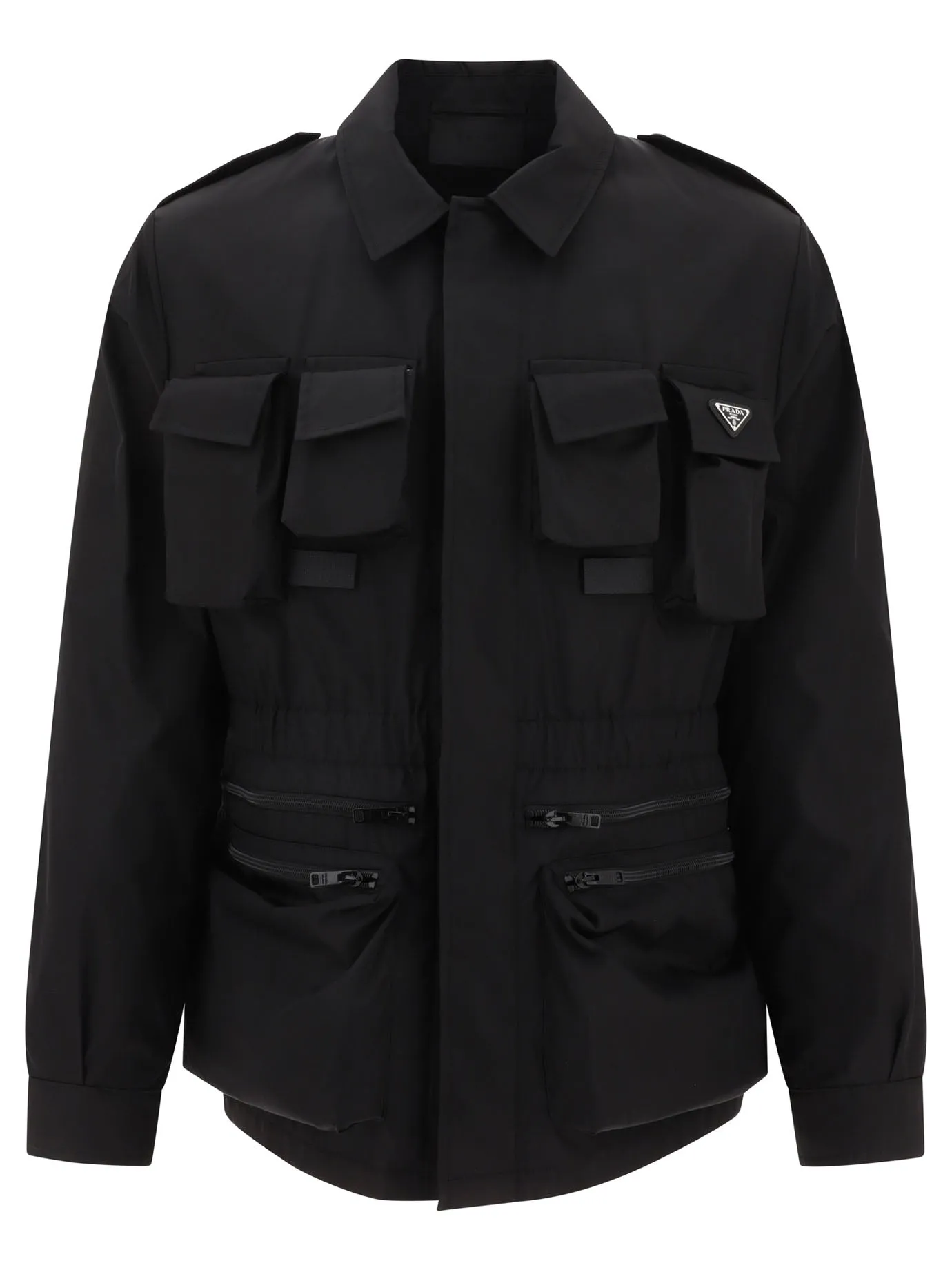 Re-Nylon Cargo-Style Jacket Giacche Nero