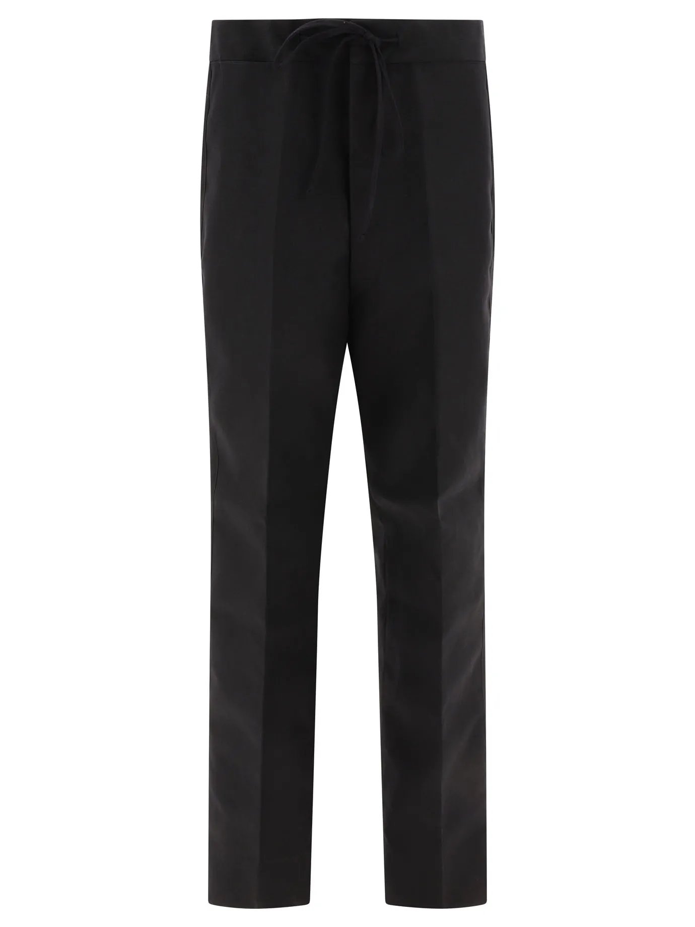 Waist Tie Trousers Nero