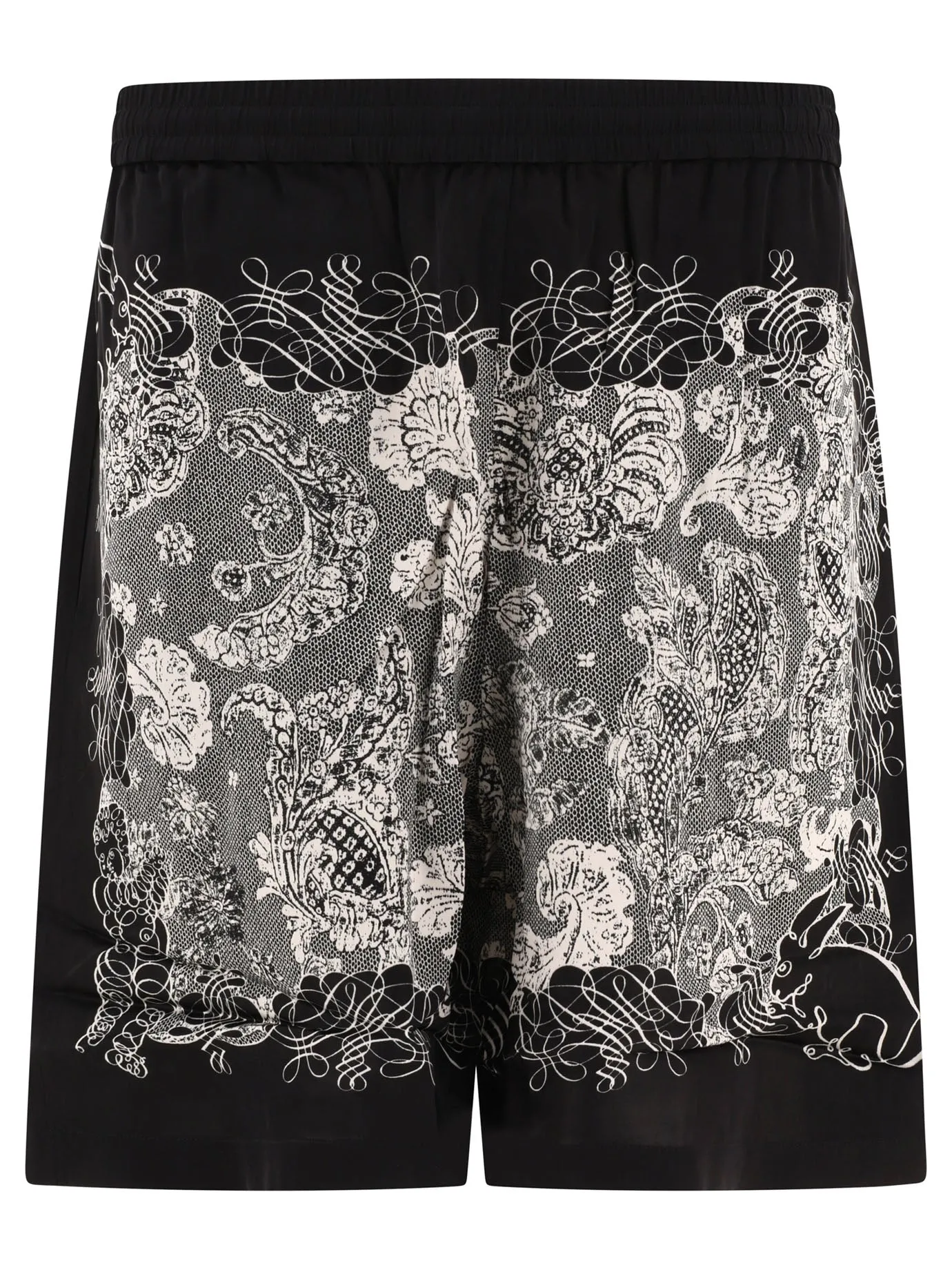 Printed S Short Nero
