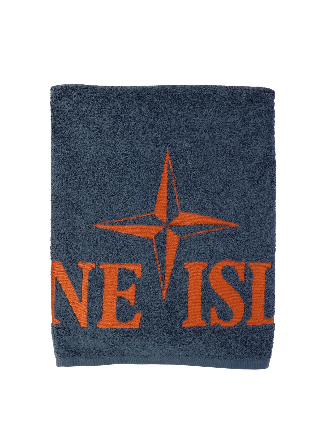 Beach Towel With Logo Textiles Blu