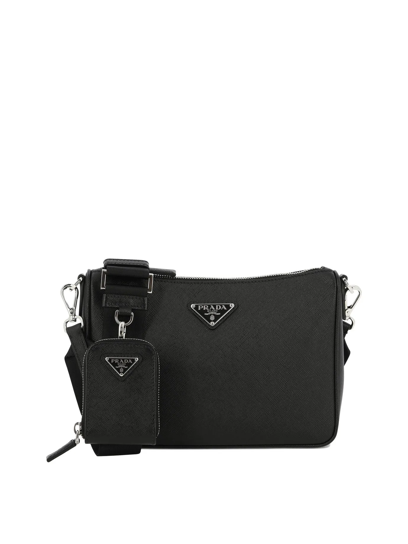 Saffiano Leather Crossbody Bag Borse A Tracolla Nero