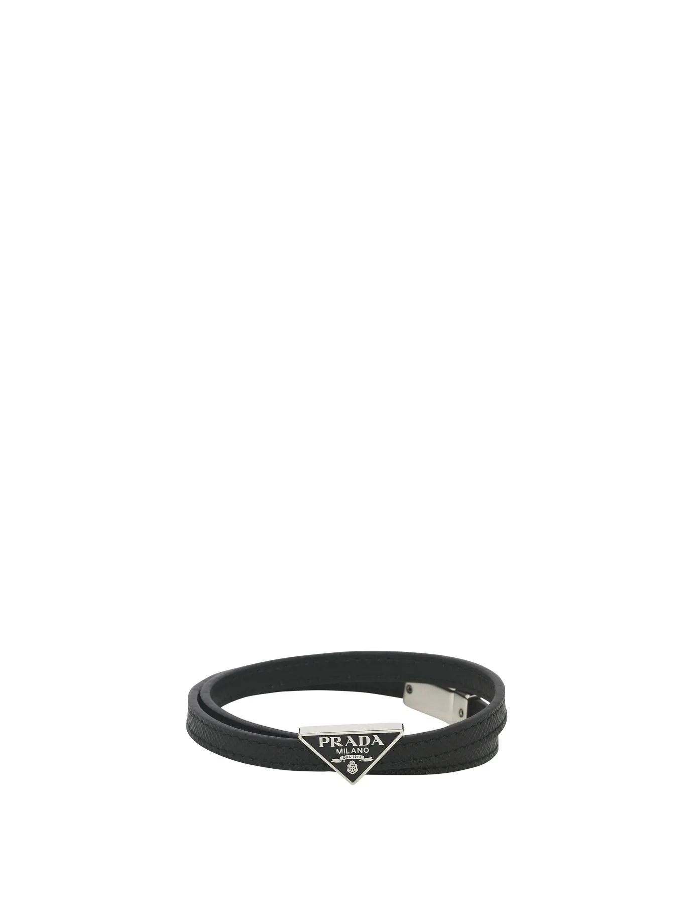 Saffiano Leather Bracelet Jewels Nero
