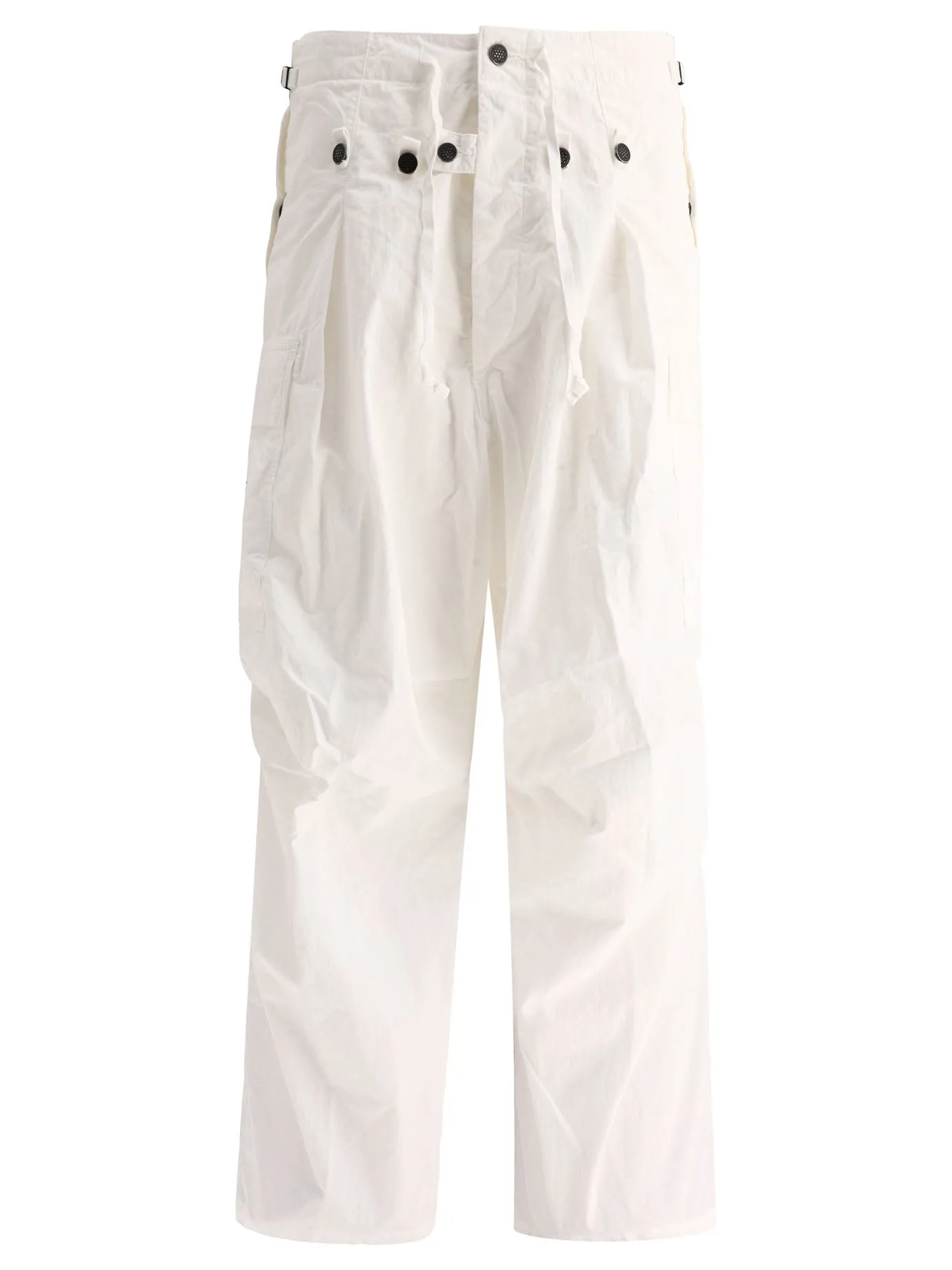 Ripstop Jumbo Trousers Bianco