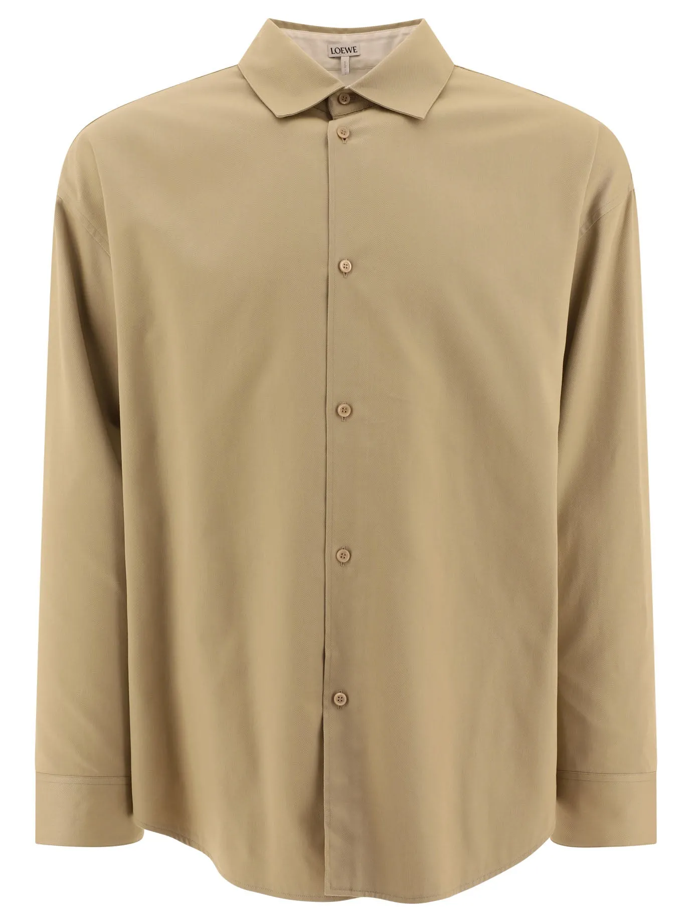 Anagram Overshirt In Cotton Giacche Beige