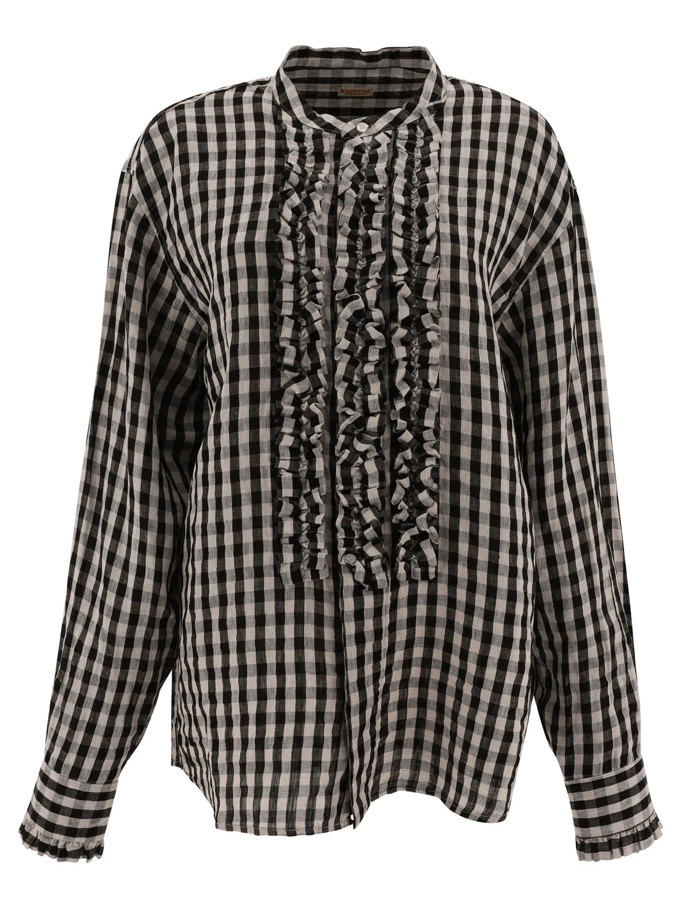 Shirt With Ruffles Shirts Nero