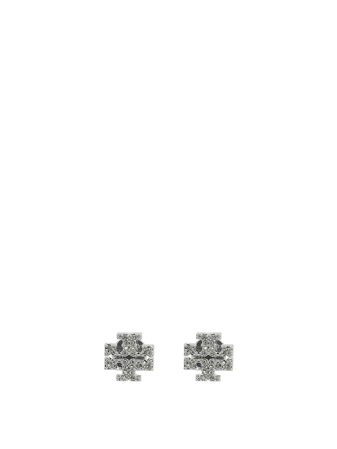 Kira Pave Studs Jewels Silver