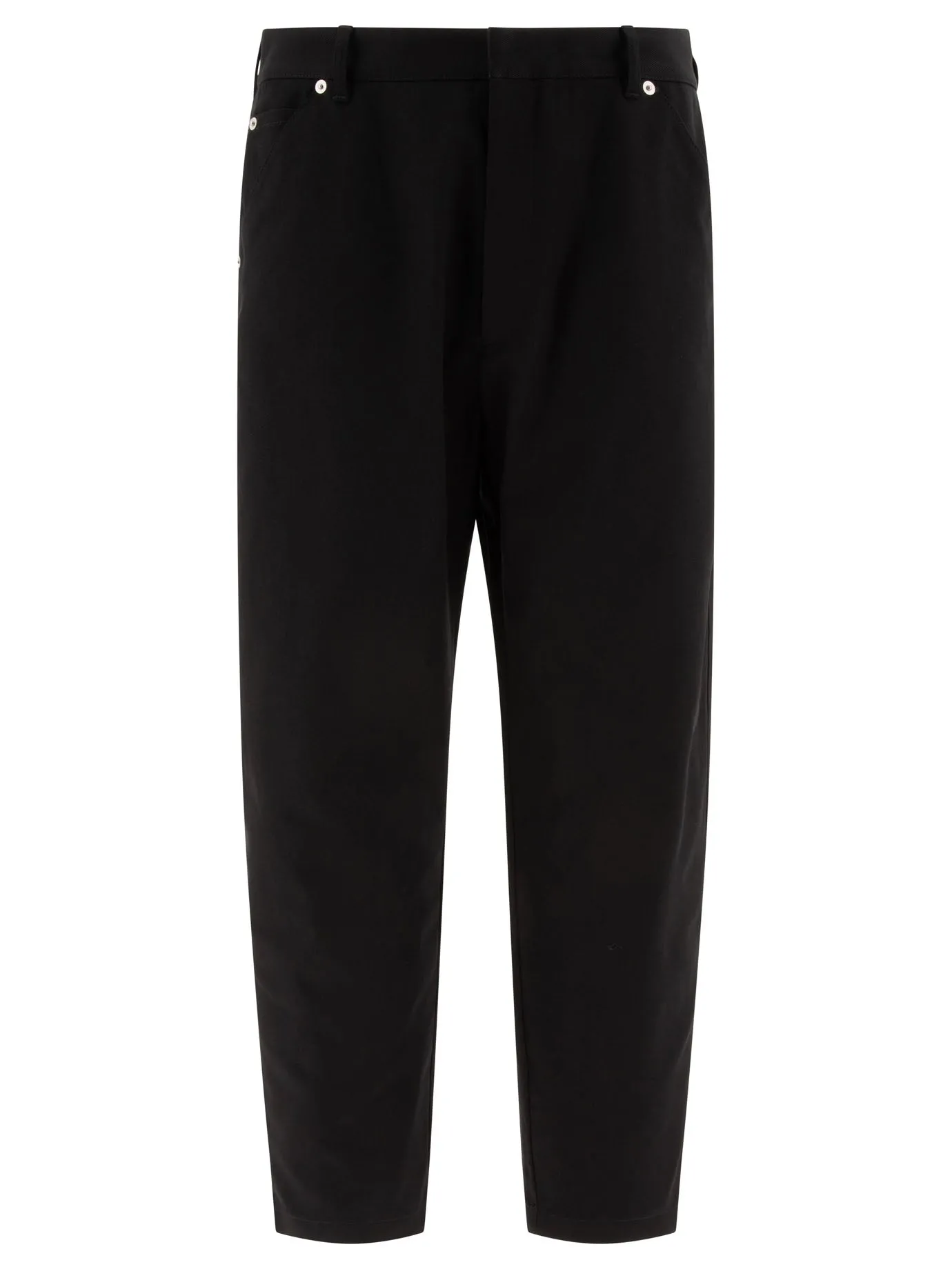 With Triangle Logo Trousers Nero