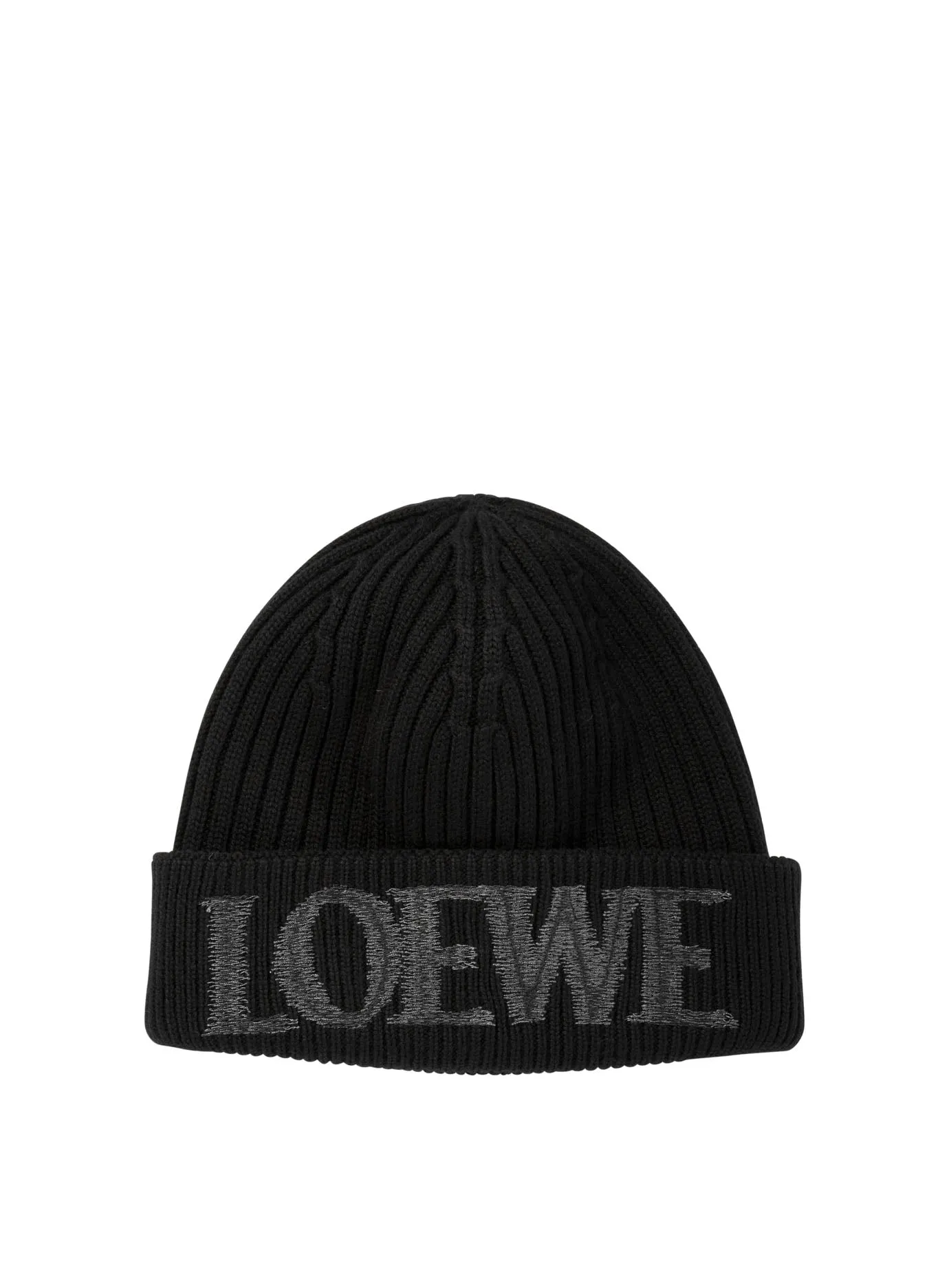 Loewe Wool Beanie Cappelli Nero