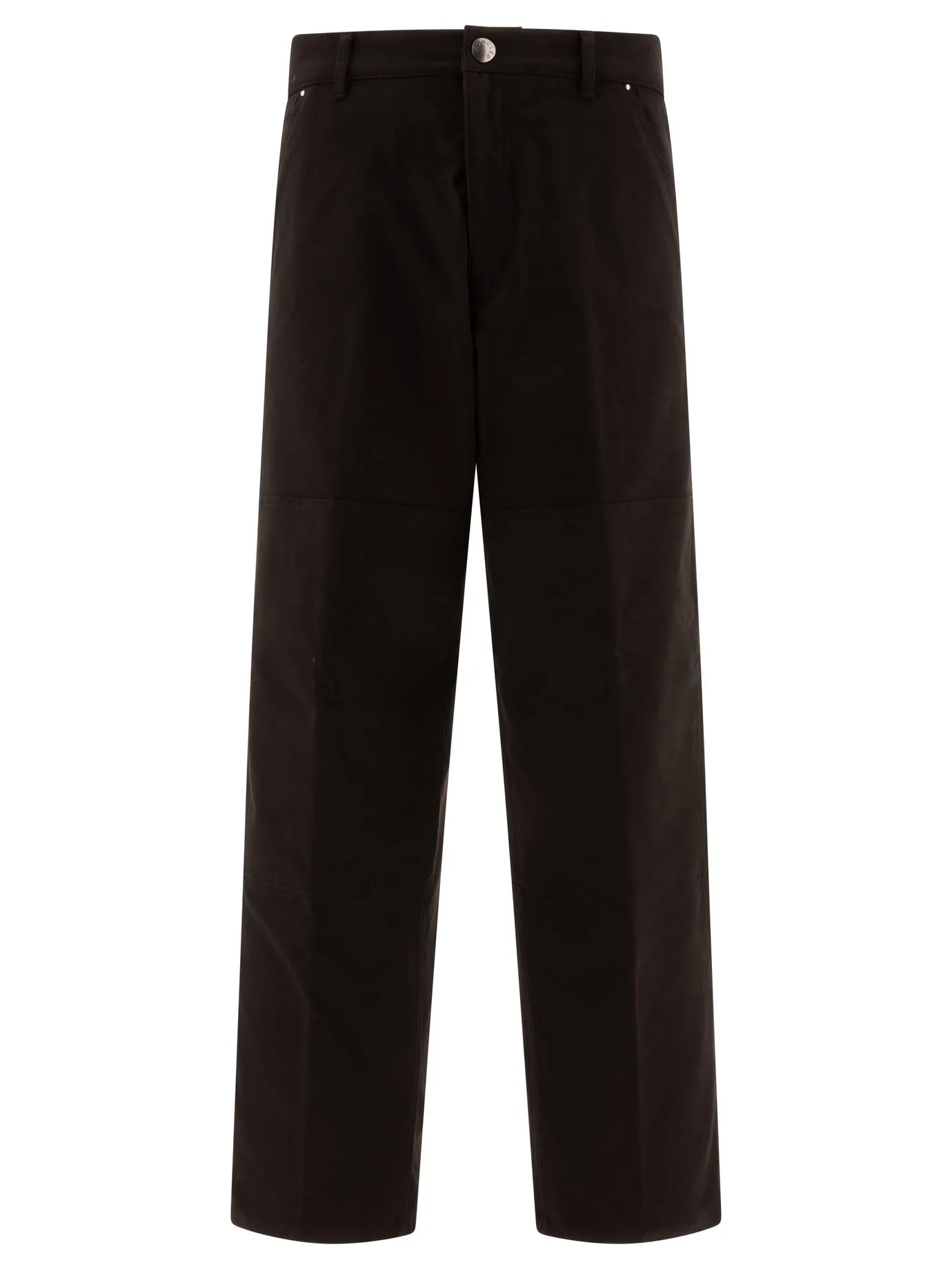 Canvas Trousers Nero