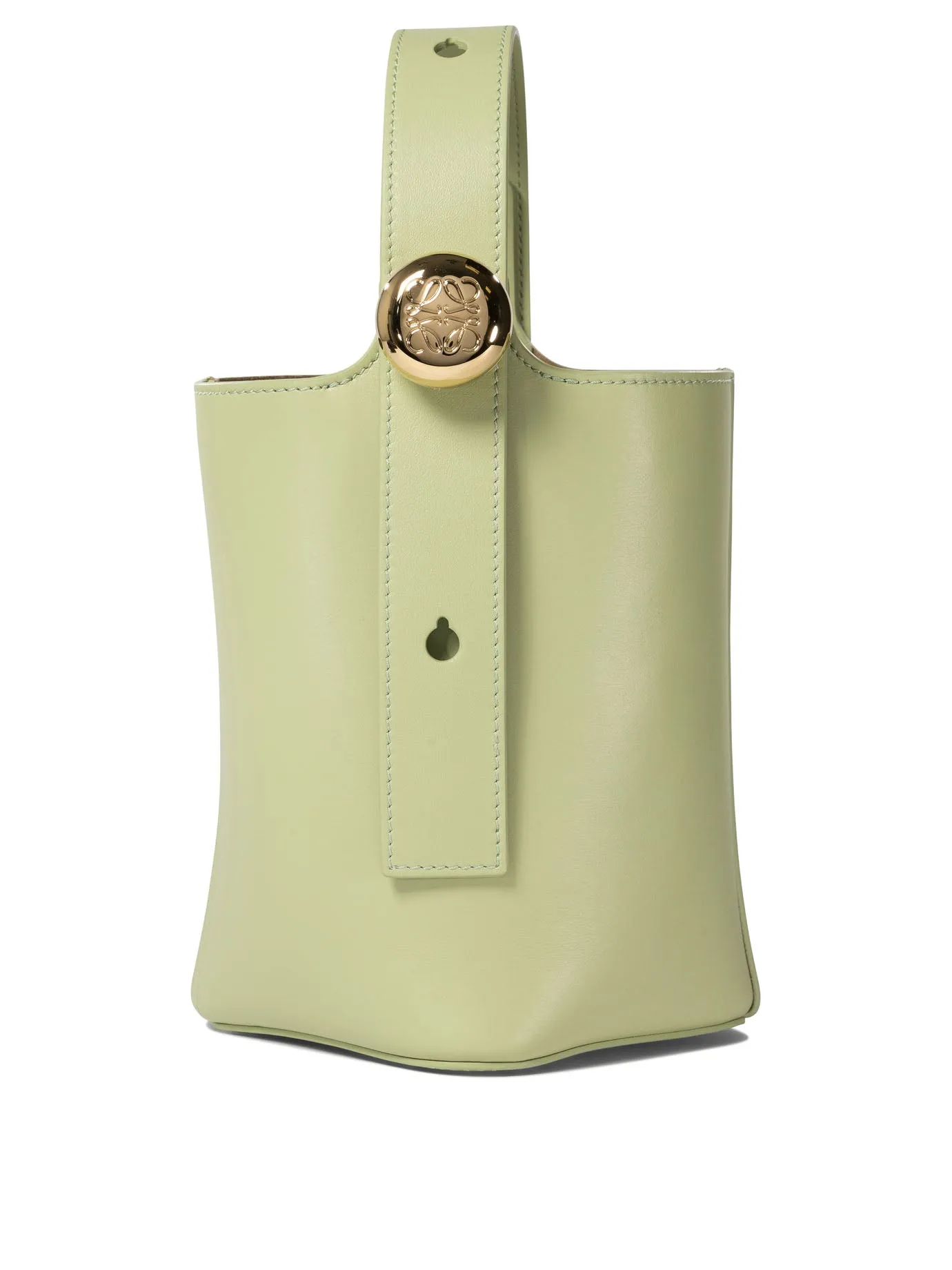 Mini Pebble Handbags Verde